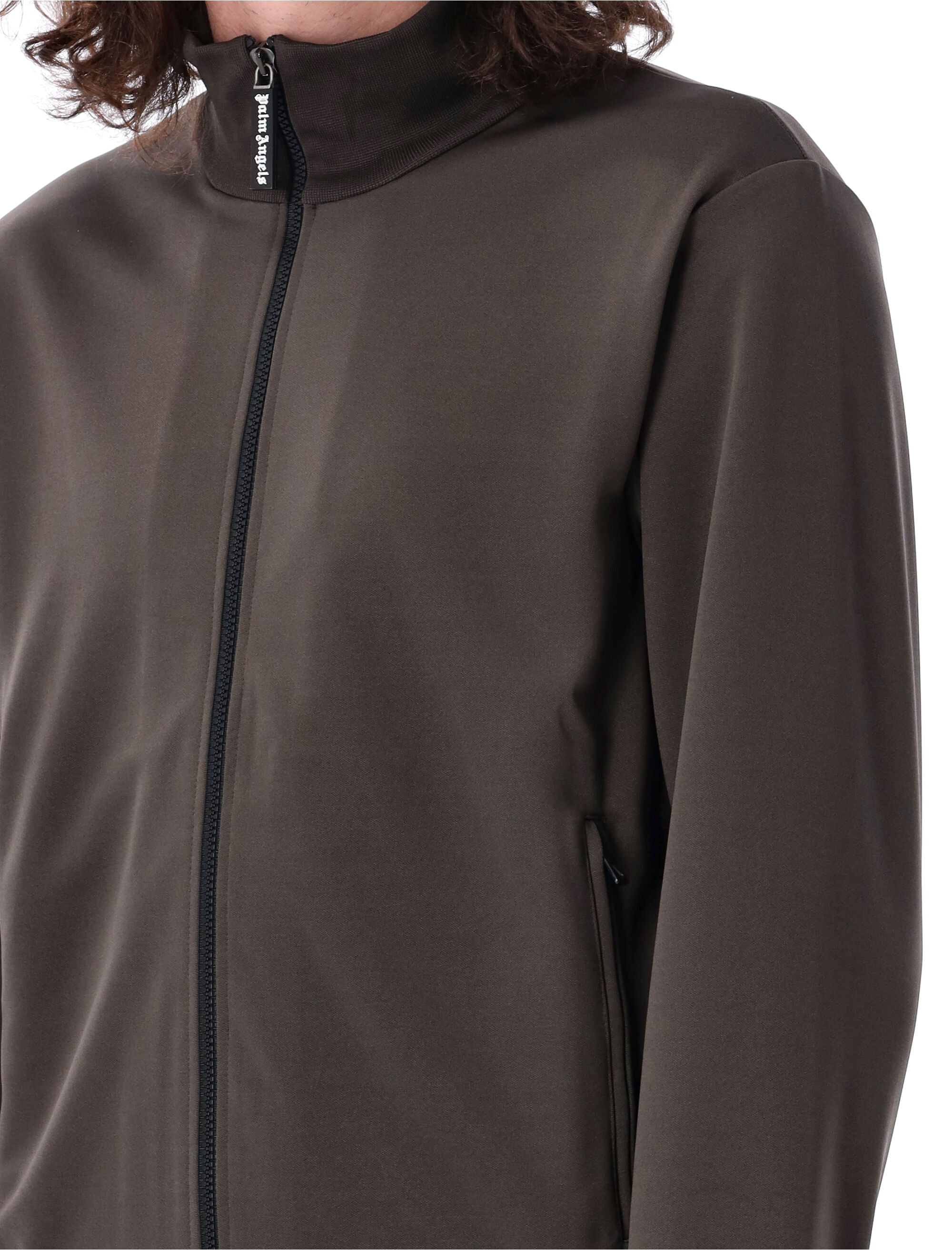 PALM ANGELS Curved Logo Track Jacket - Size L