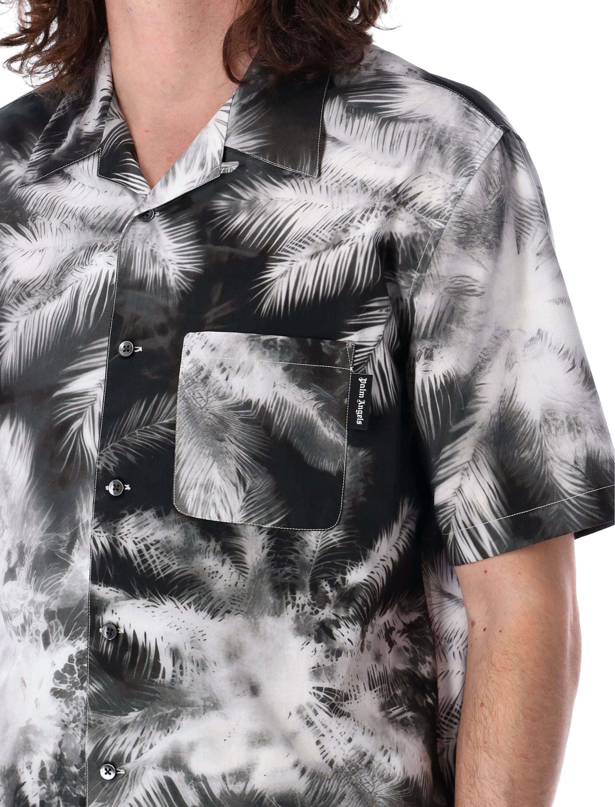 PALM ANGELS Palms Bowling Shirt - Size 50