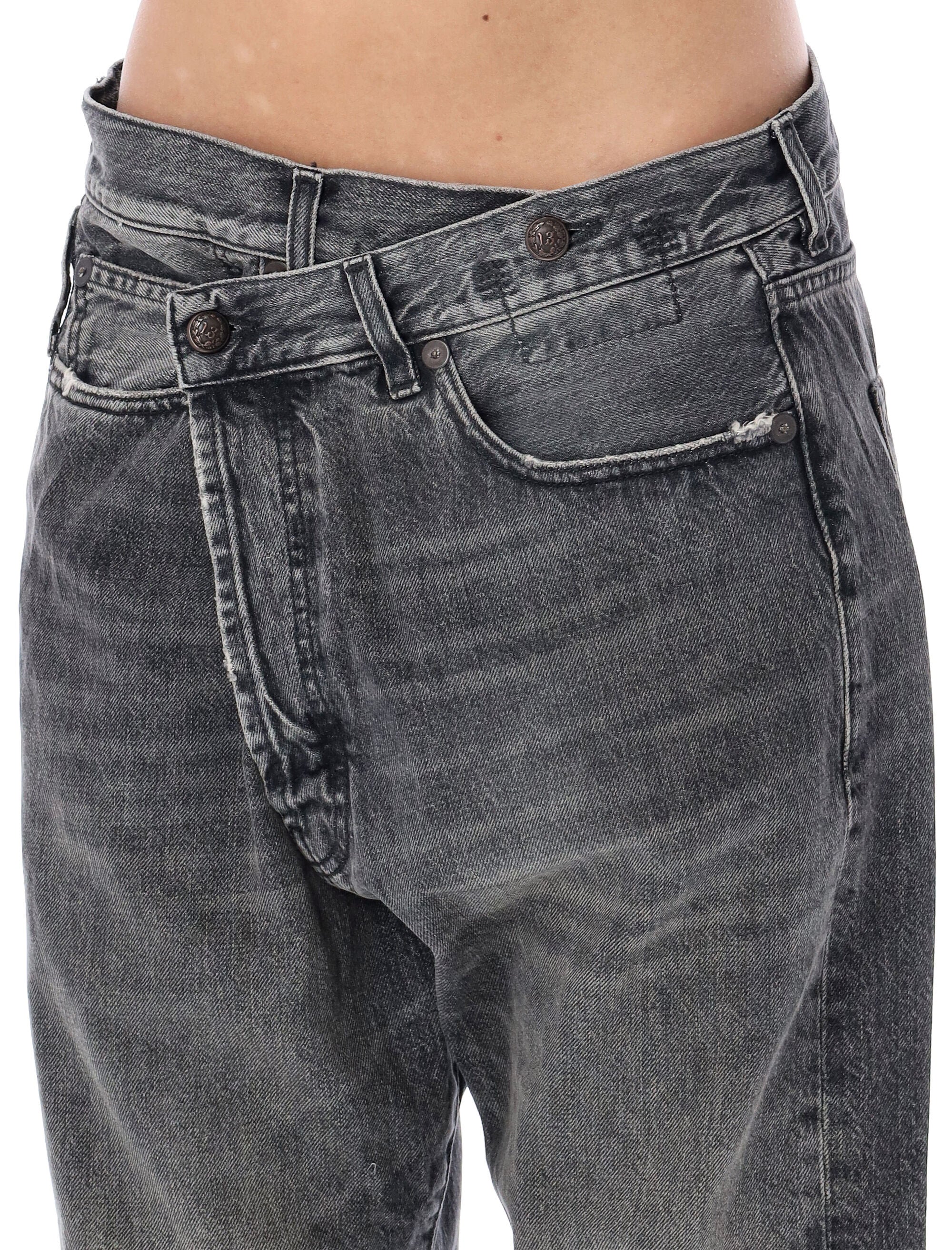 R13 Low Rise Oversized Casual Jeans - Size 26