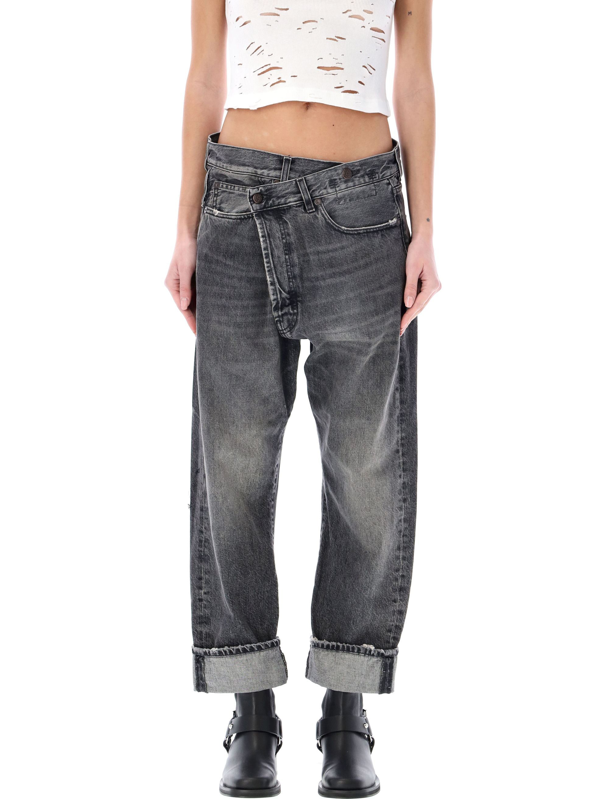 R13 Low Rise Oversized Casual Jeans - Size 26