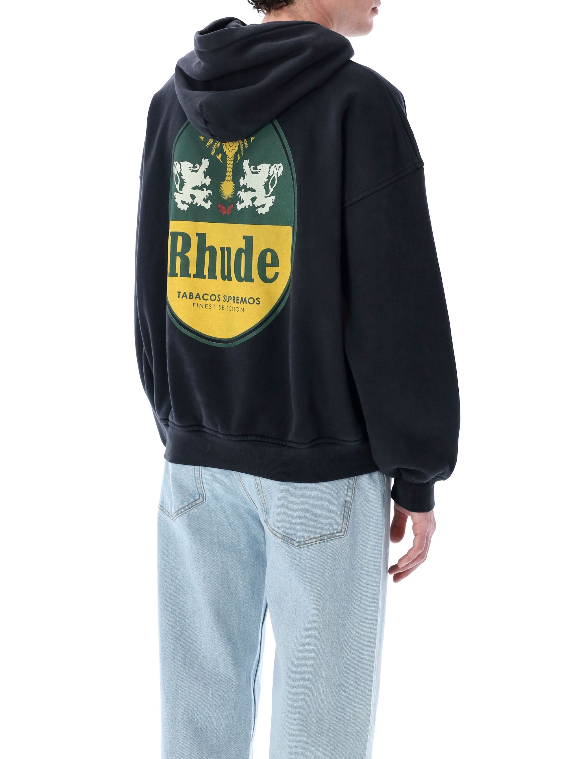 RHUDE Tabaco Hoodie - Loose Fit, Size L
