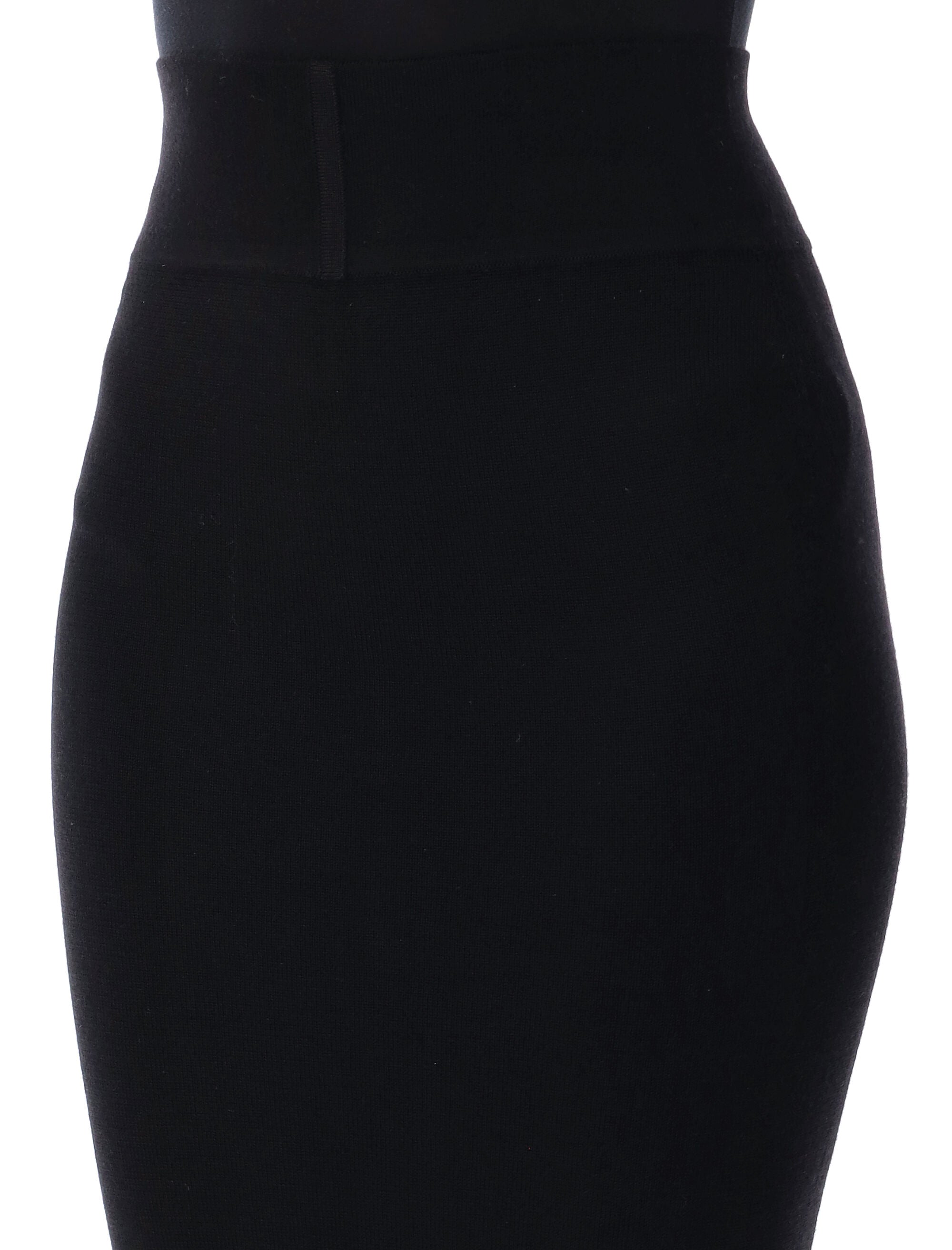 RICK OWENS Floor Length Wool Pillar Skirt - Size S