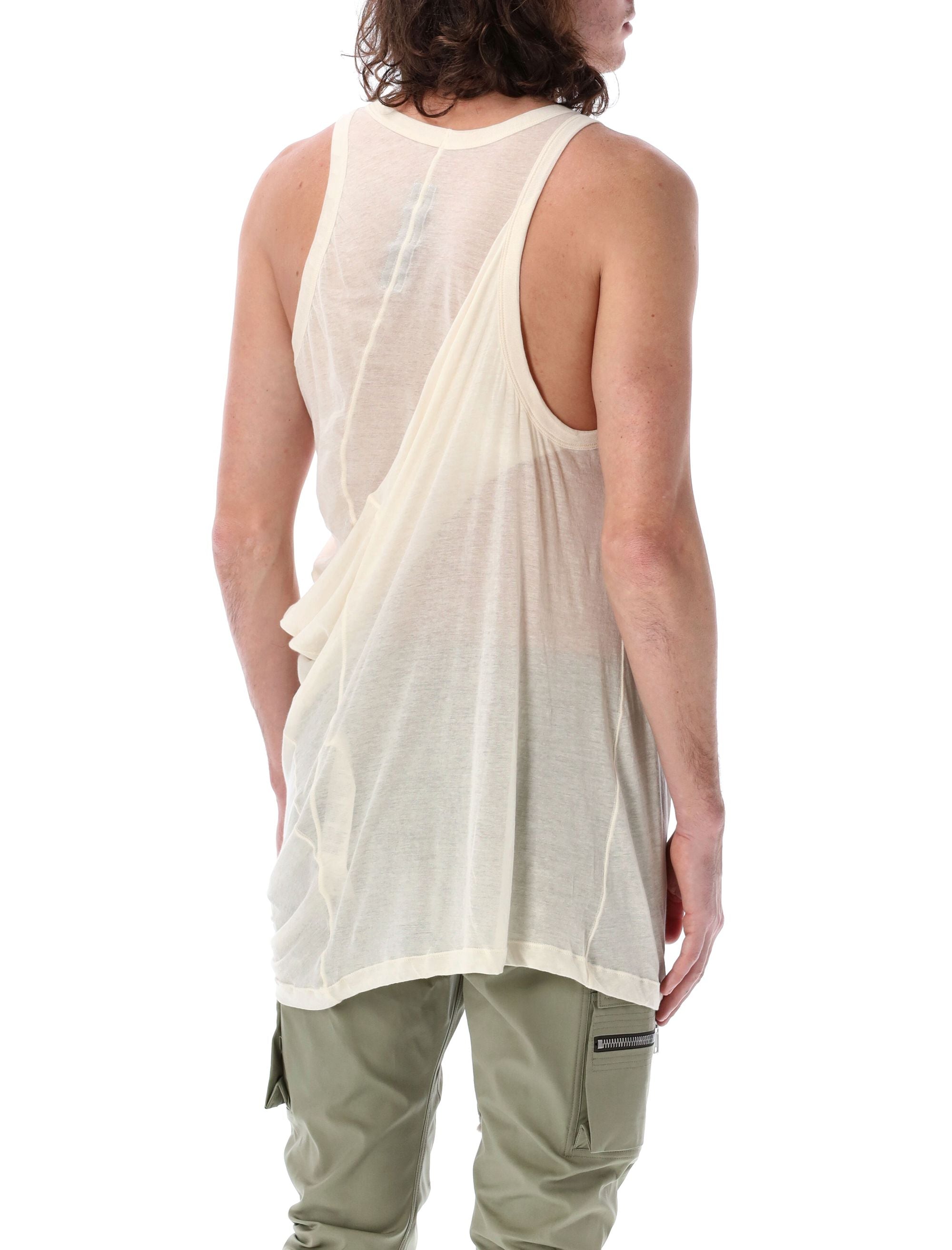 RICK OWENS Anthem Tank Top - Sleeveless & Draped for Men (Size S)