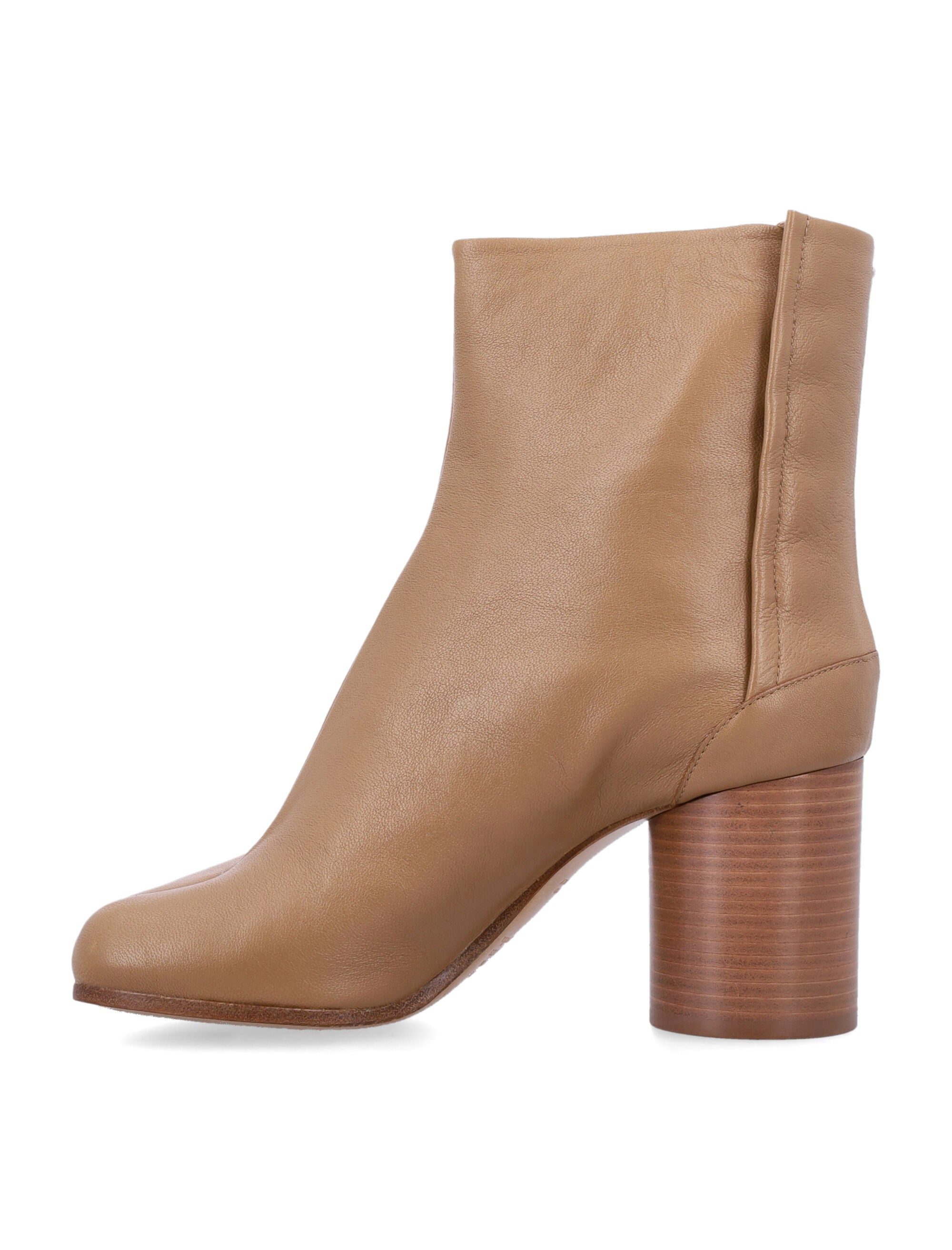 MAISON MARGIELA Tabi Ankle Boots with Cylindrical Heel - 8 cm