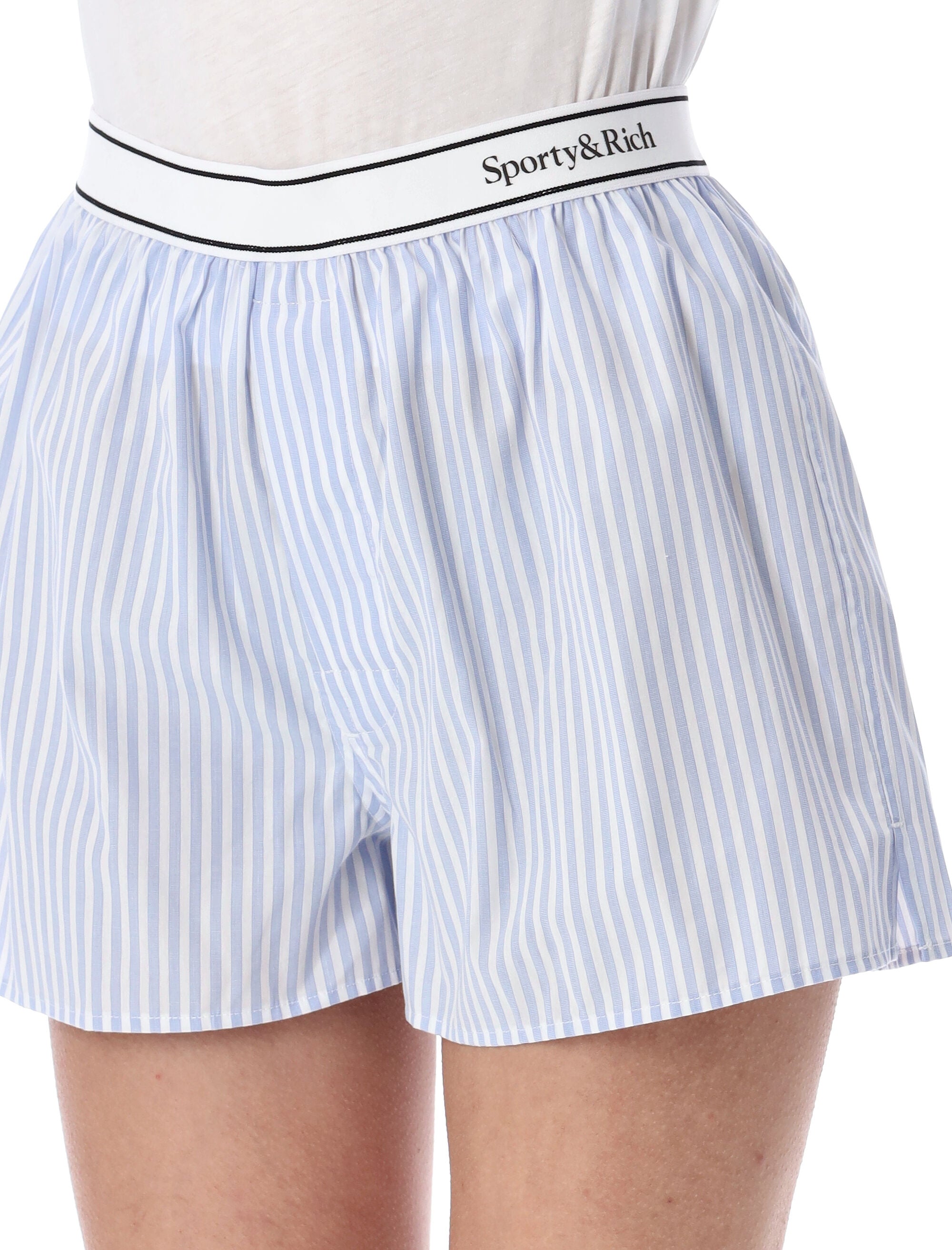 SPORTY & RICH Serif Logo Boxer Short - Women’s S