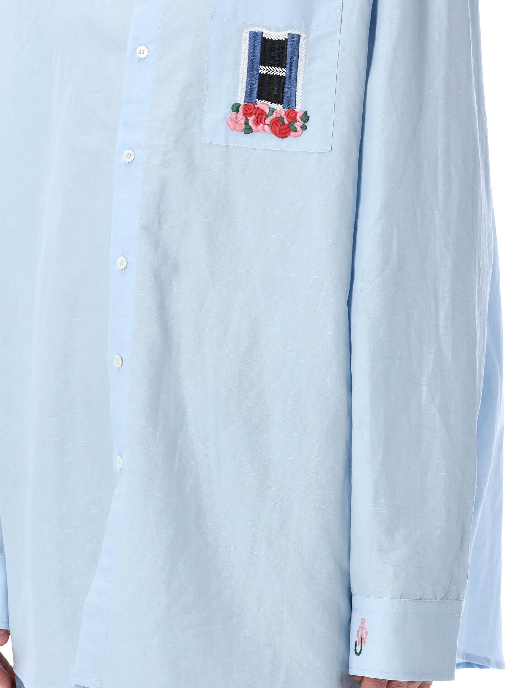 JW ANDERSON Oversized Embroidered Shirt - Size 50