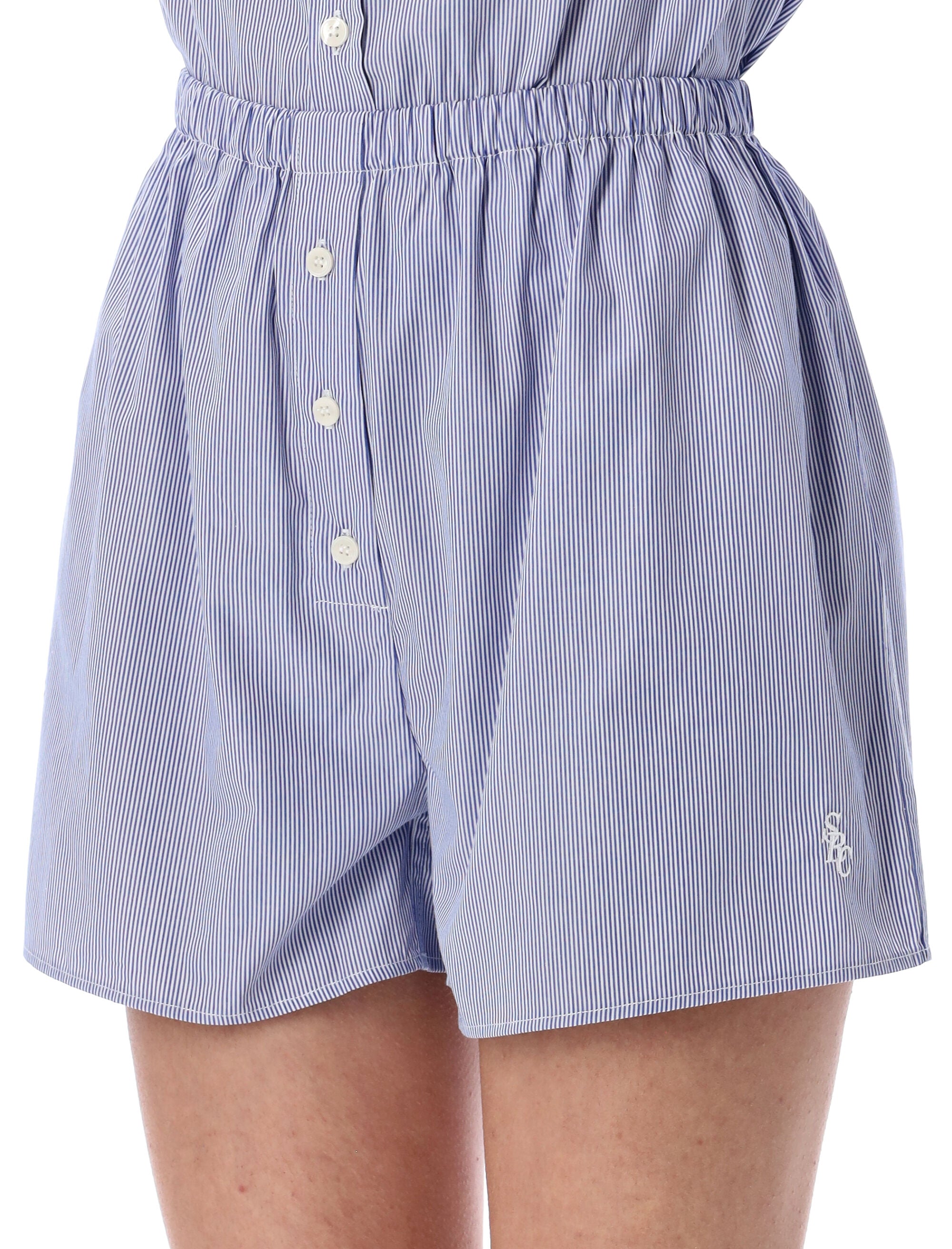 SPORTY & RICH Sporty Mini Boxer Shorts - Women's Size S