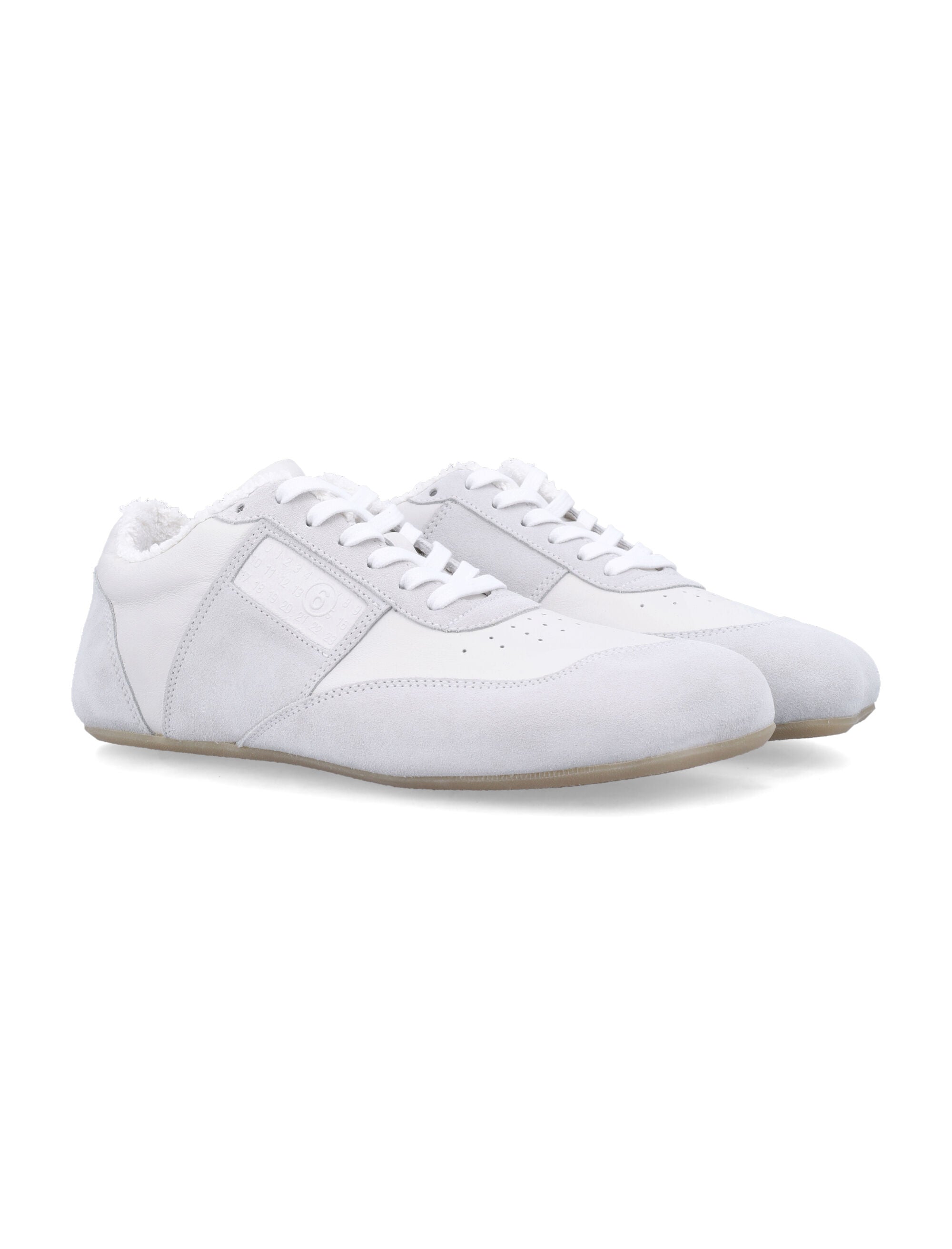 MM6 MAISON MARGIELA Classic Leather and Suede Sneaker