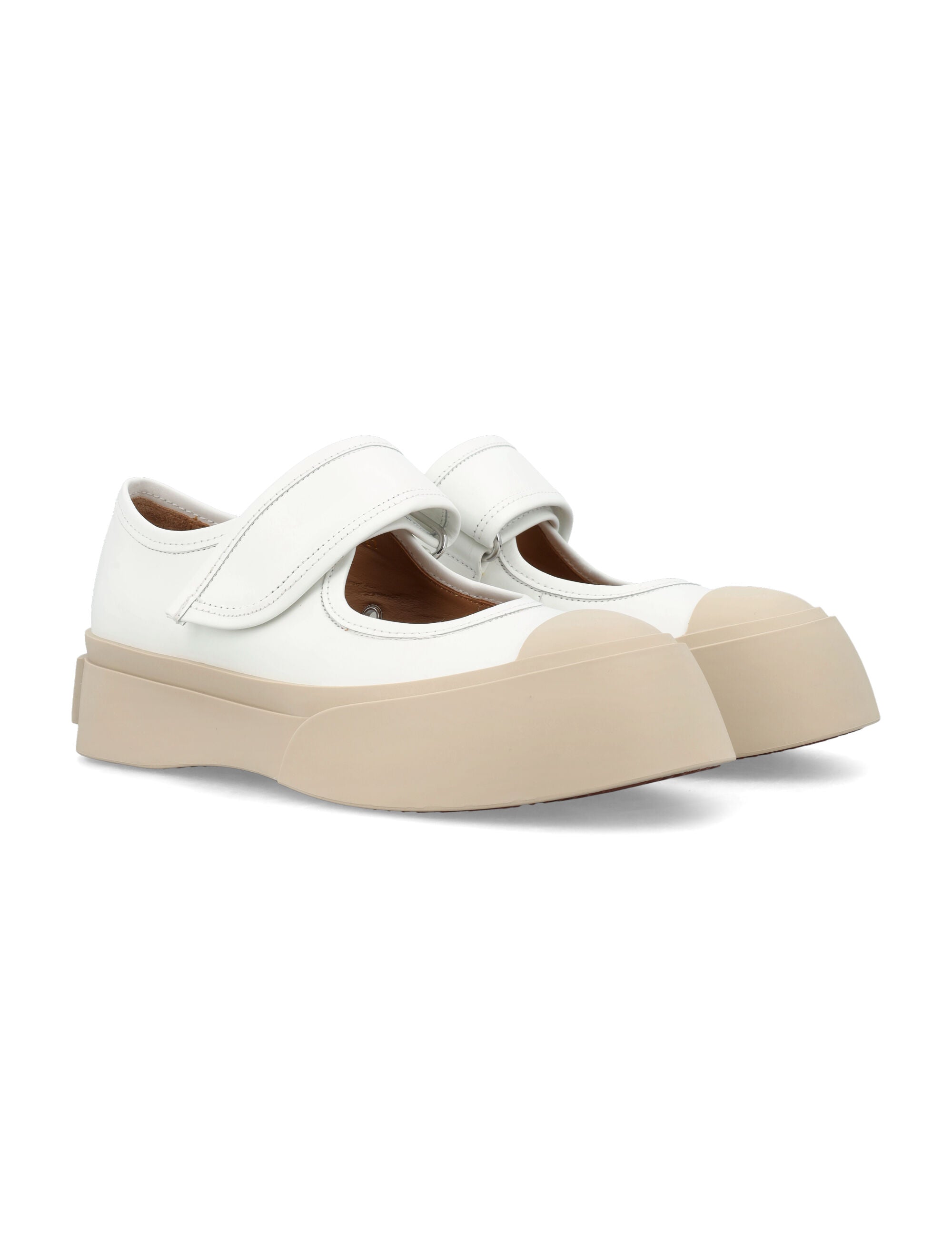 MARNI Leather Mary Jane Sneakers for Women