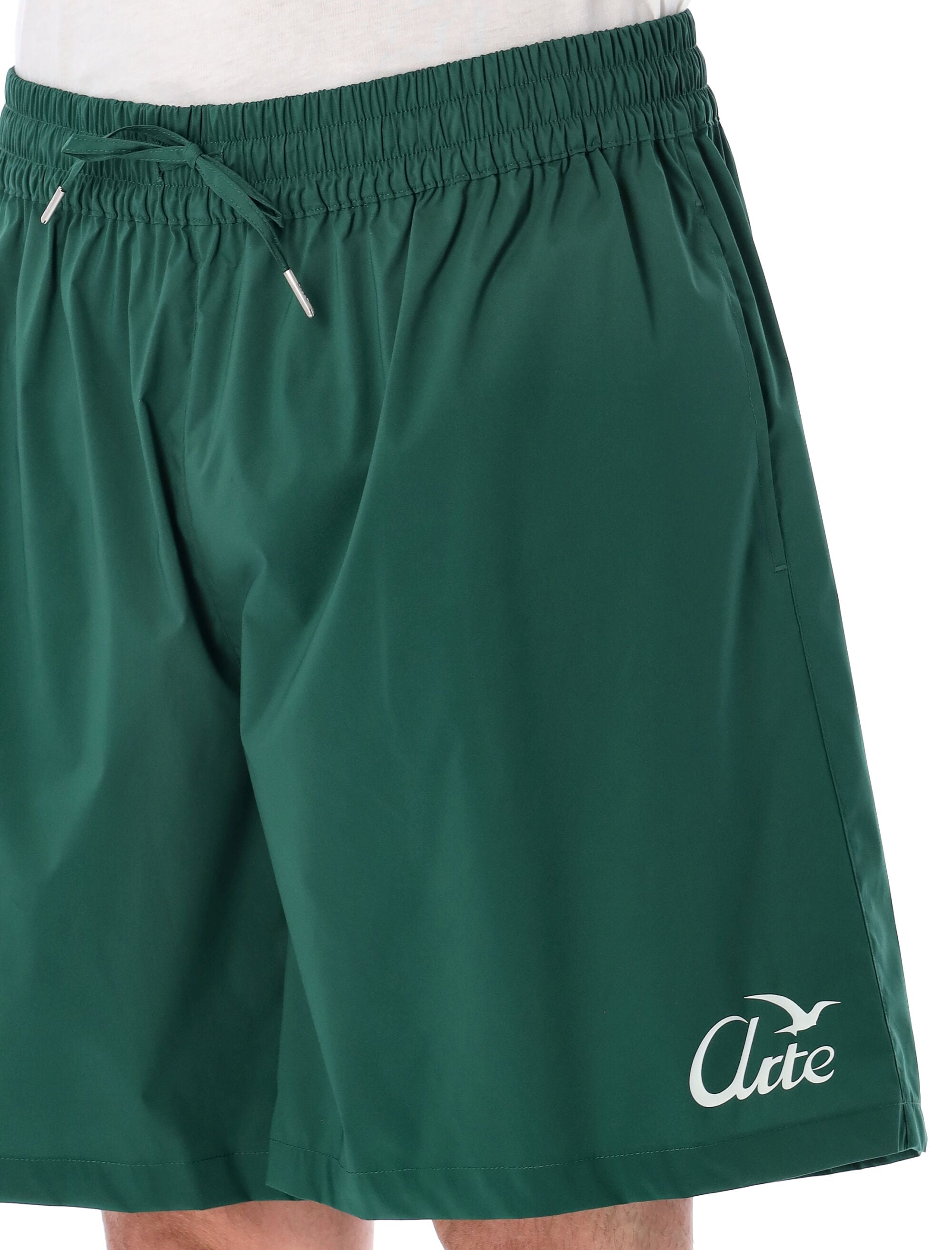 ARTE ANTWERP Birds Logo Shorts - Relaxed Fit for Men (L)