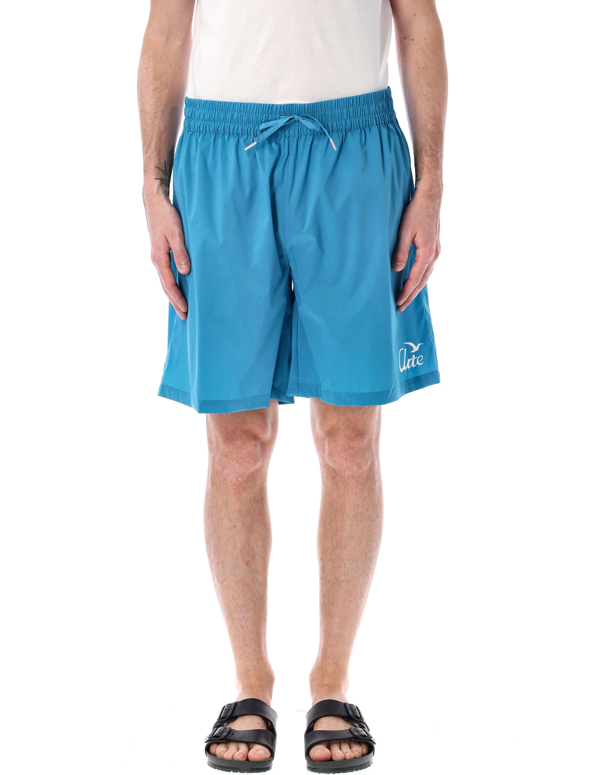 ARTE ANTWERP Premium Birds Logo Shorts - Size L