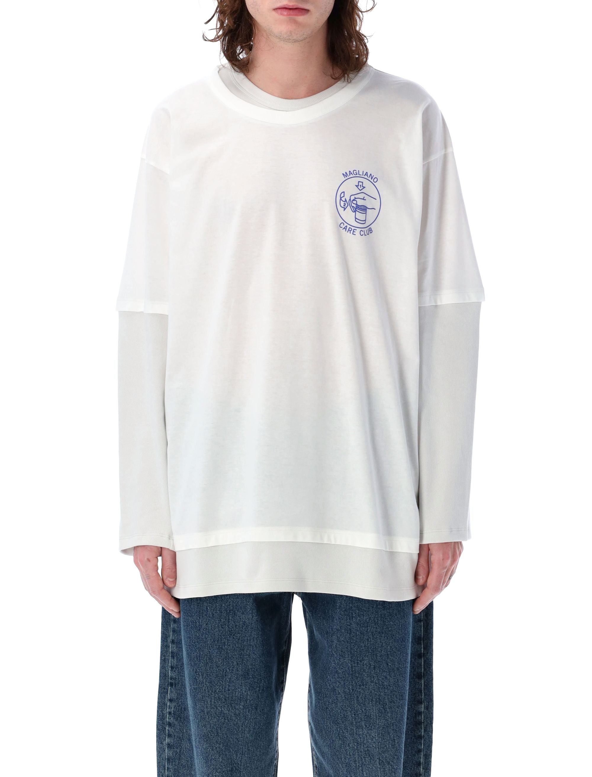 MAGLIANO Men's Oversized Double Tee Shirt