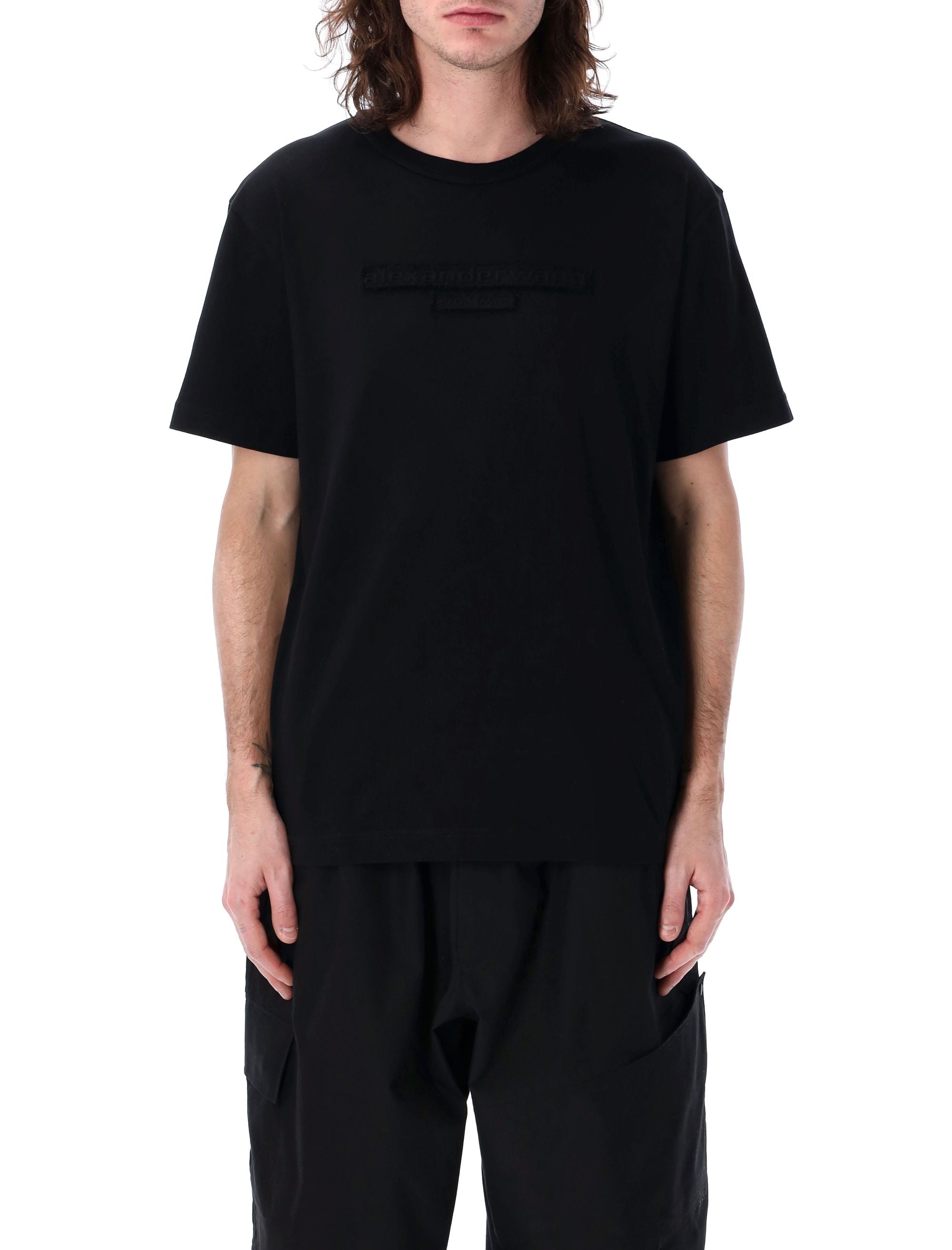 ALEXANDER WANG Distressed Logo T-Shirt - Sizes S to L