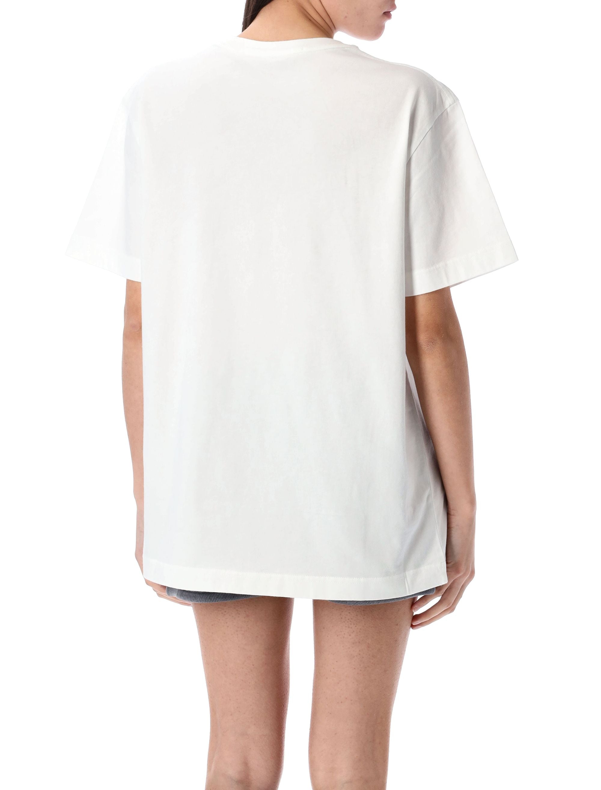 ALEXANDER WANG Distressed Logo T-Shirt - Short Sleeve