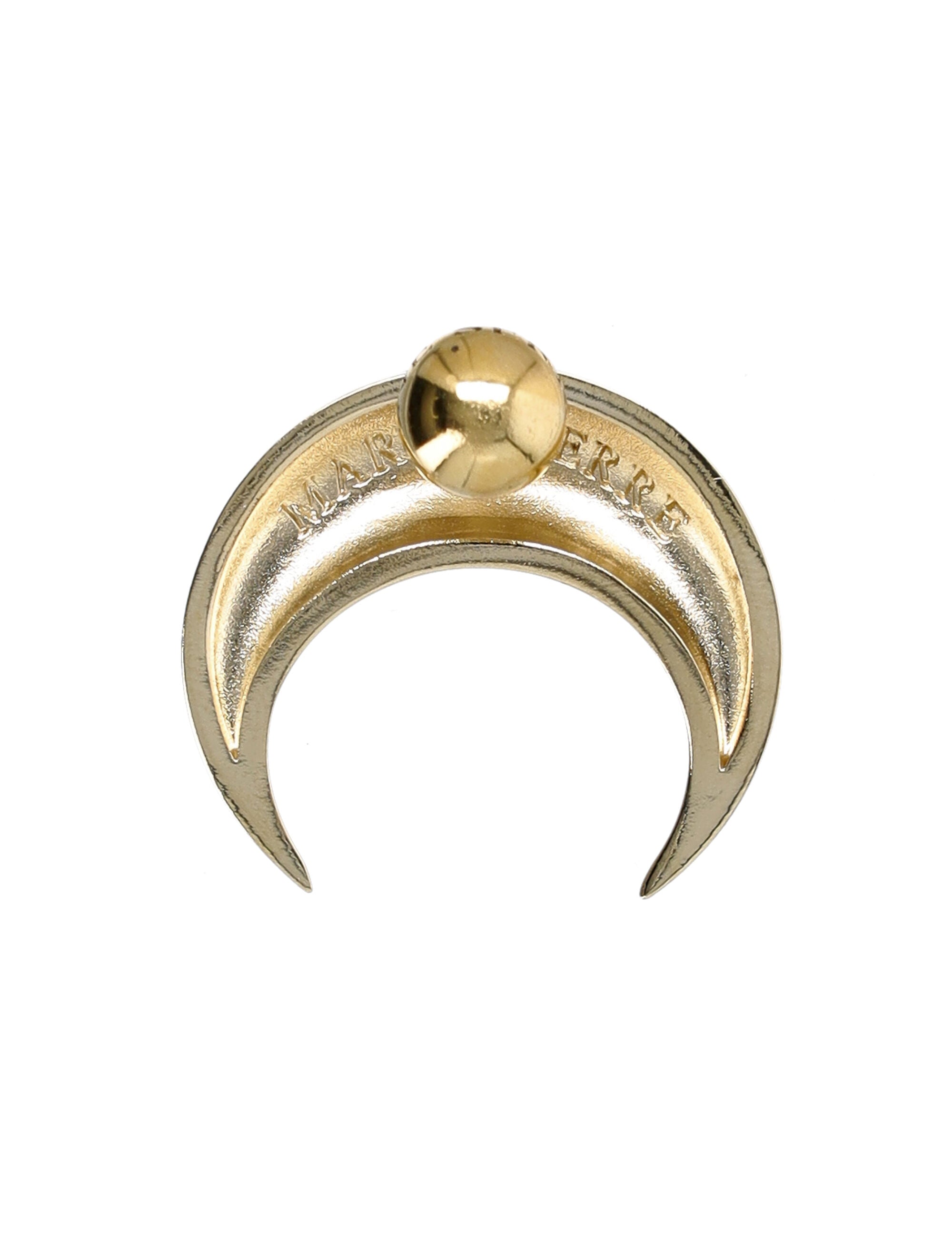 MARINE SERRE Mini Crescent Moon Earrings for Men