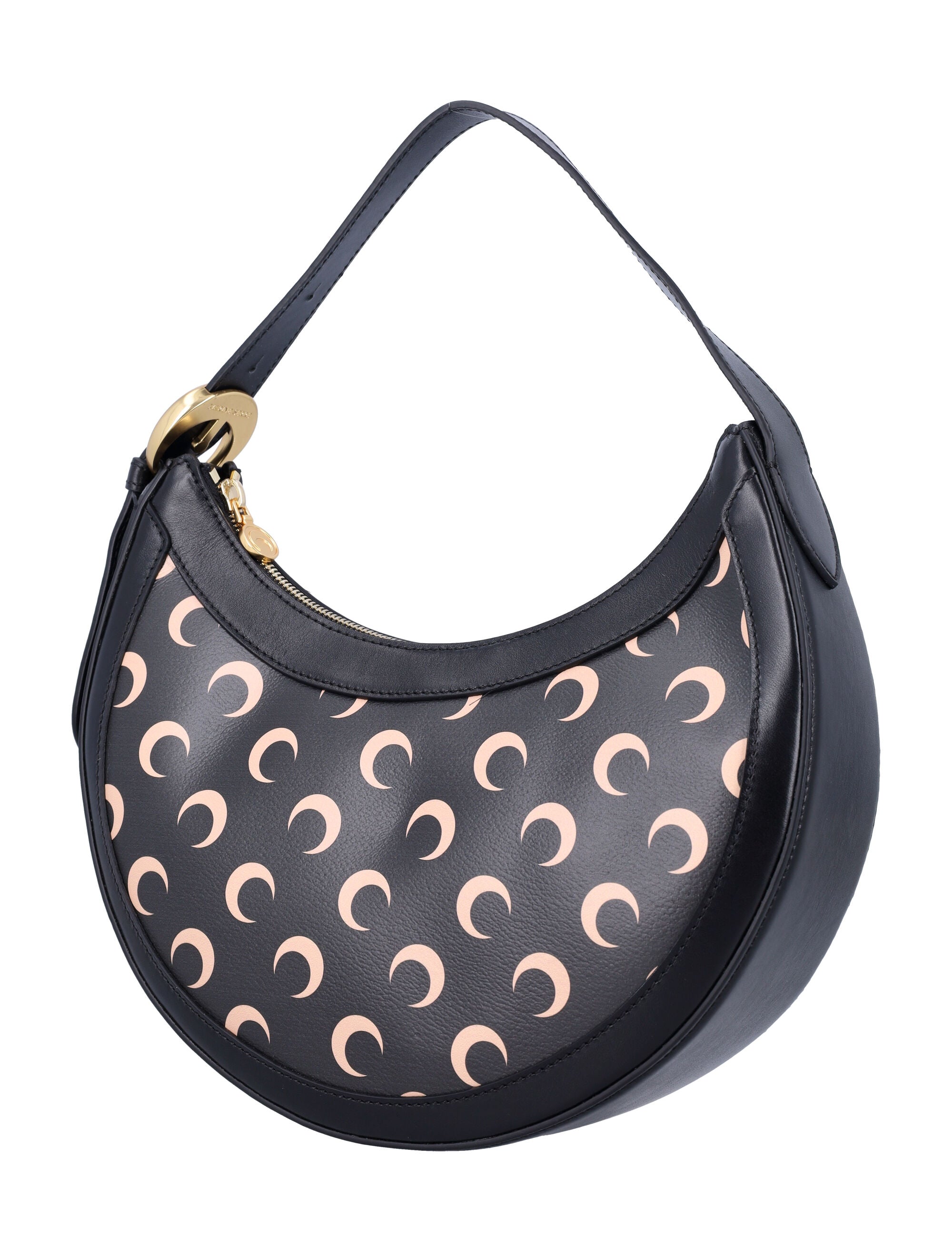 MARINE SERRE Moon Canvas Eclips Mini Shoulder Handbag