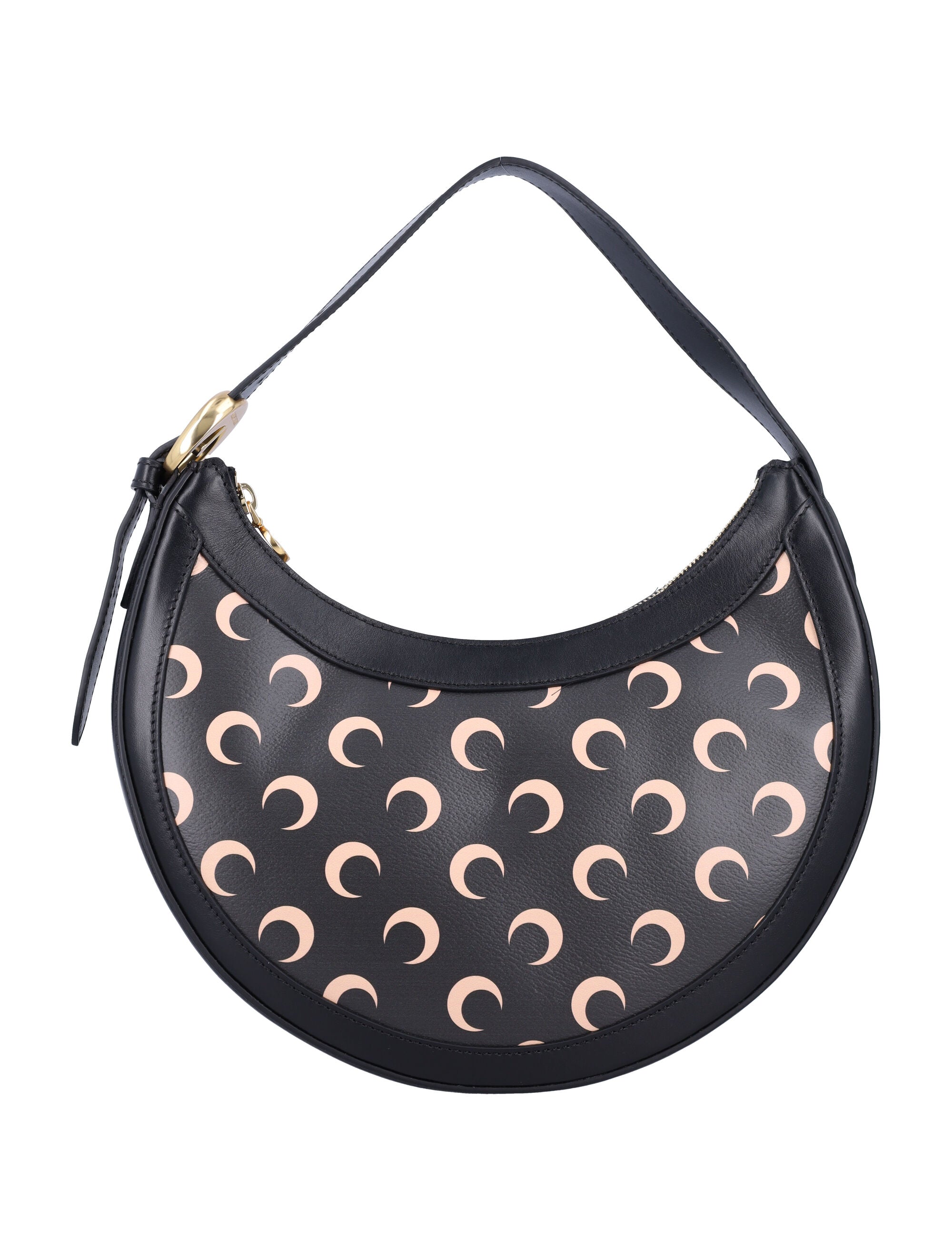 MARINE SERRE Moon Canvas Eclips Mini Shoulder Handbag