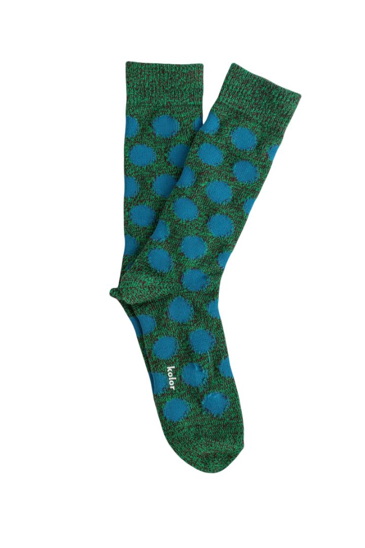 KOLOR Polka Dot High Socks for Men - Spring/Summer 2025