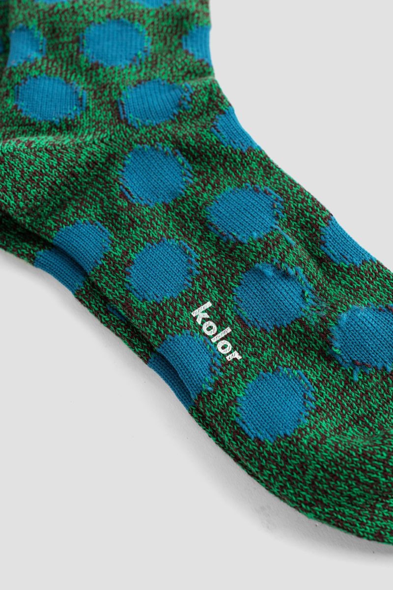 KOLOR Polka Dot High Socks for Men - Spring/Summer 2025