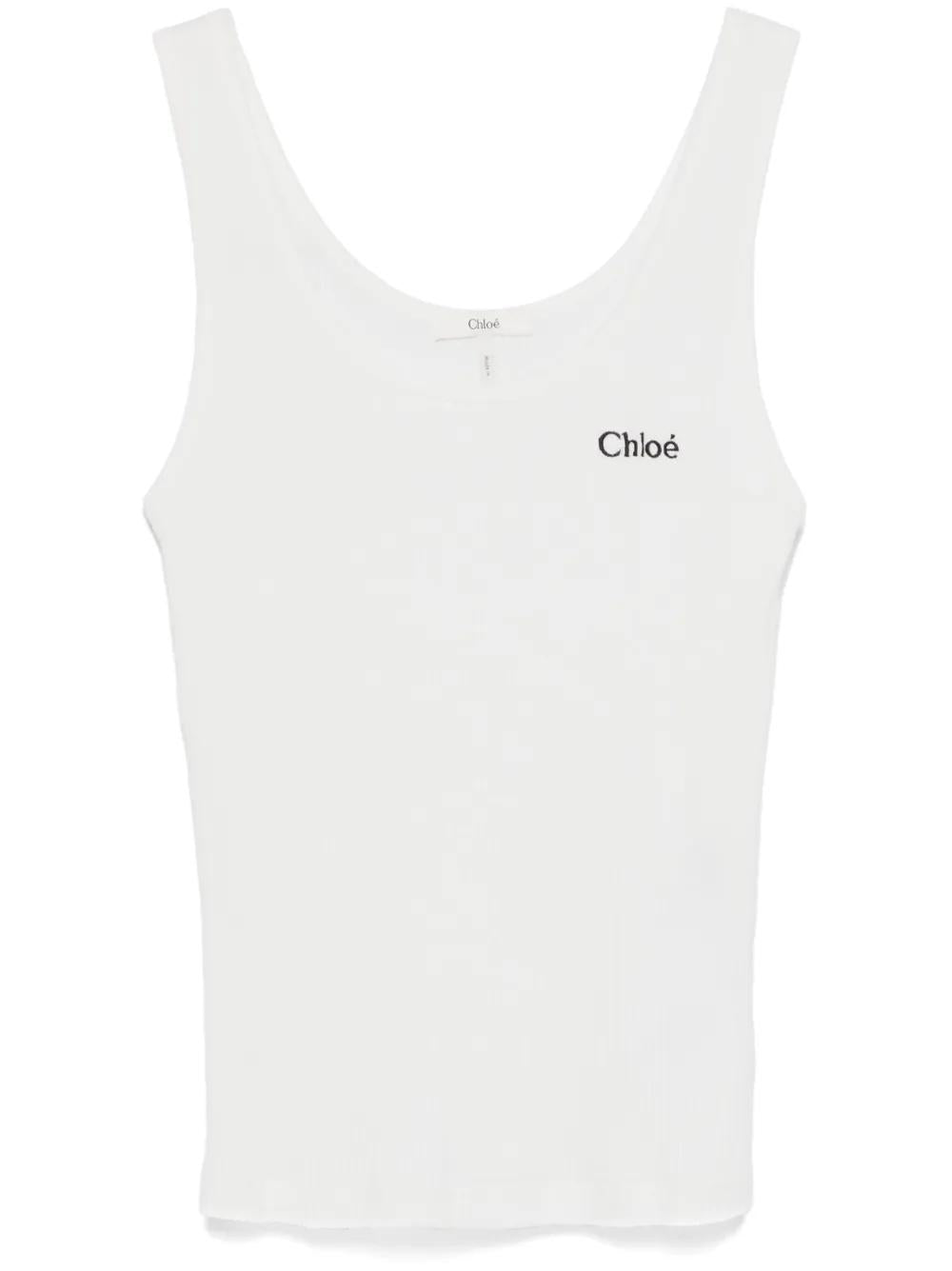 CHLOÉ Cotton Tank Top for Women