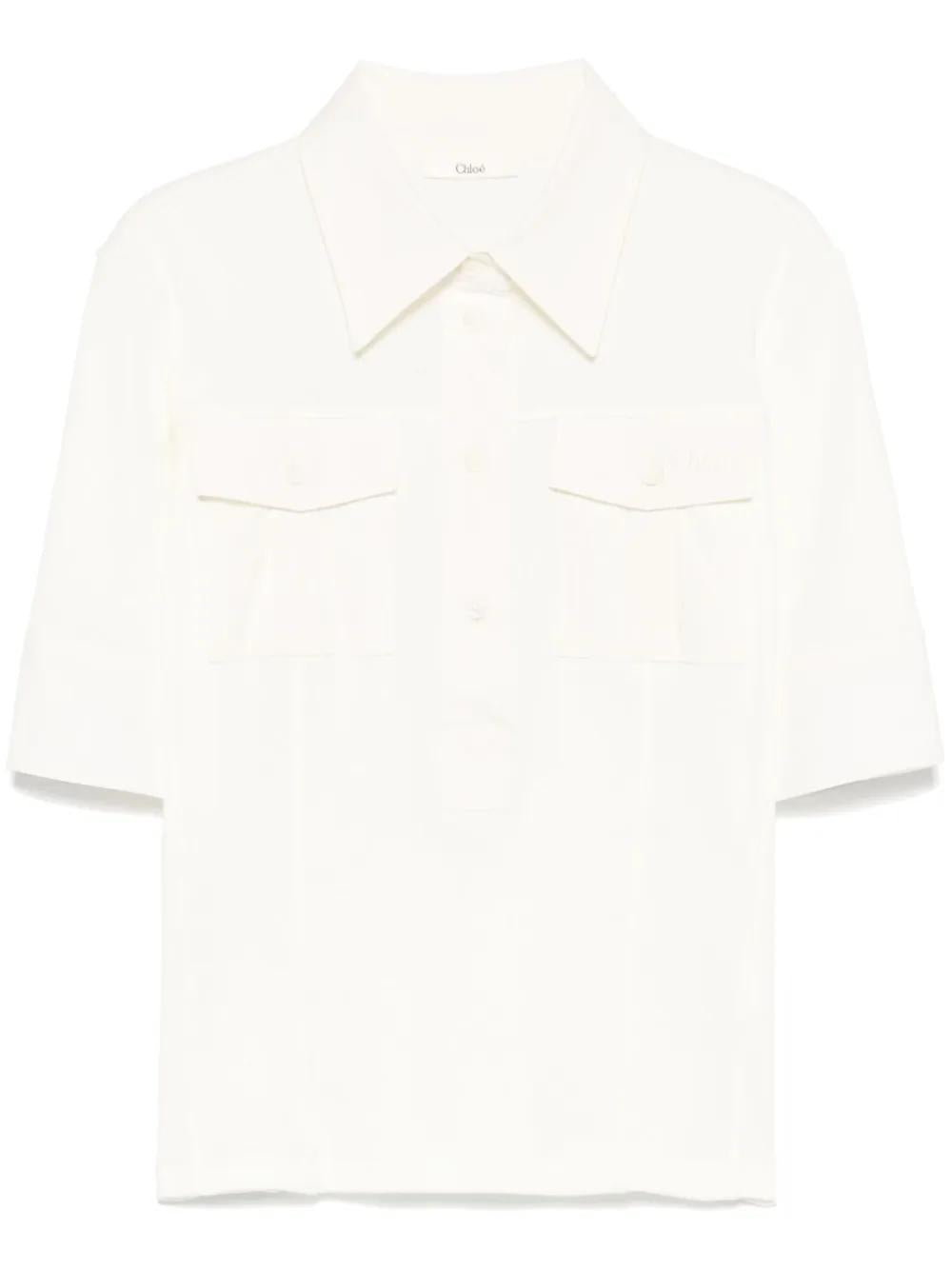 CHLOÉ Slim Fit Polo Shirt - Women's S