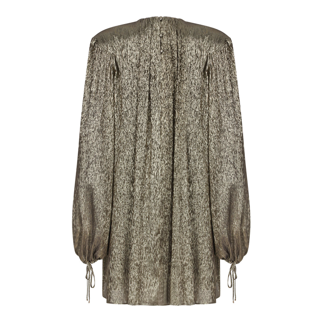 CHLOÉ Silk Metallized Mini Dress