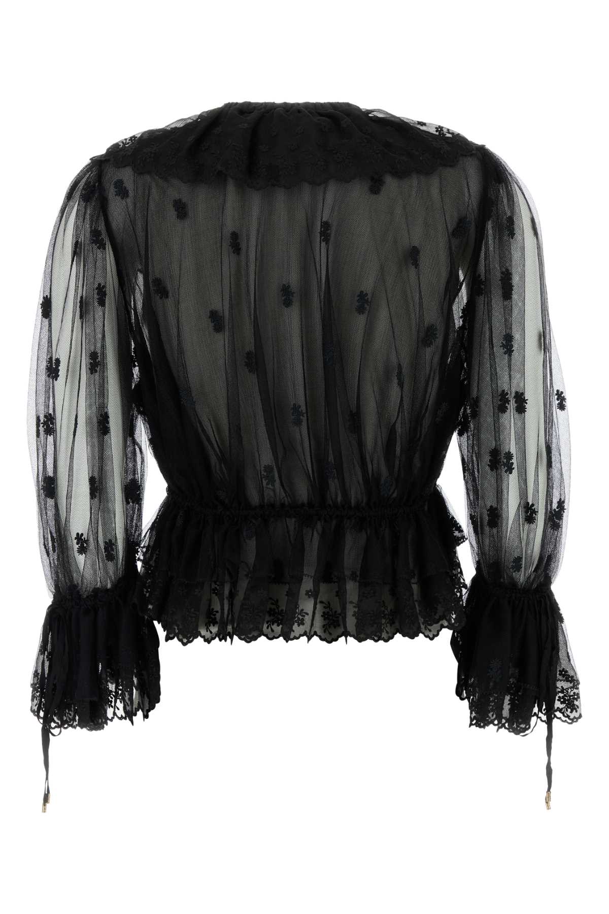 CHLOÉ Elegant Tulle Top for Women - FW25 Collection