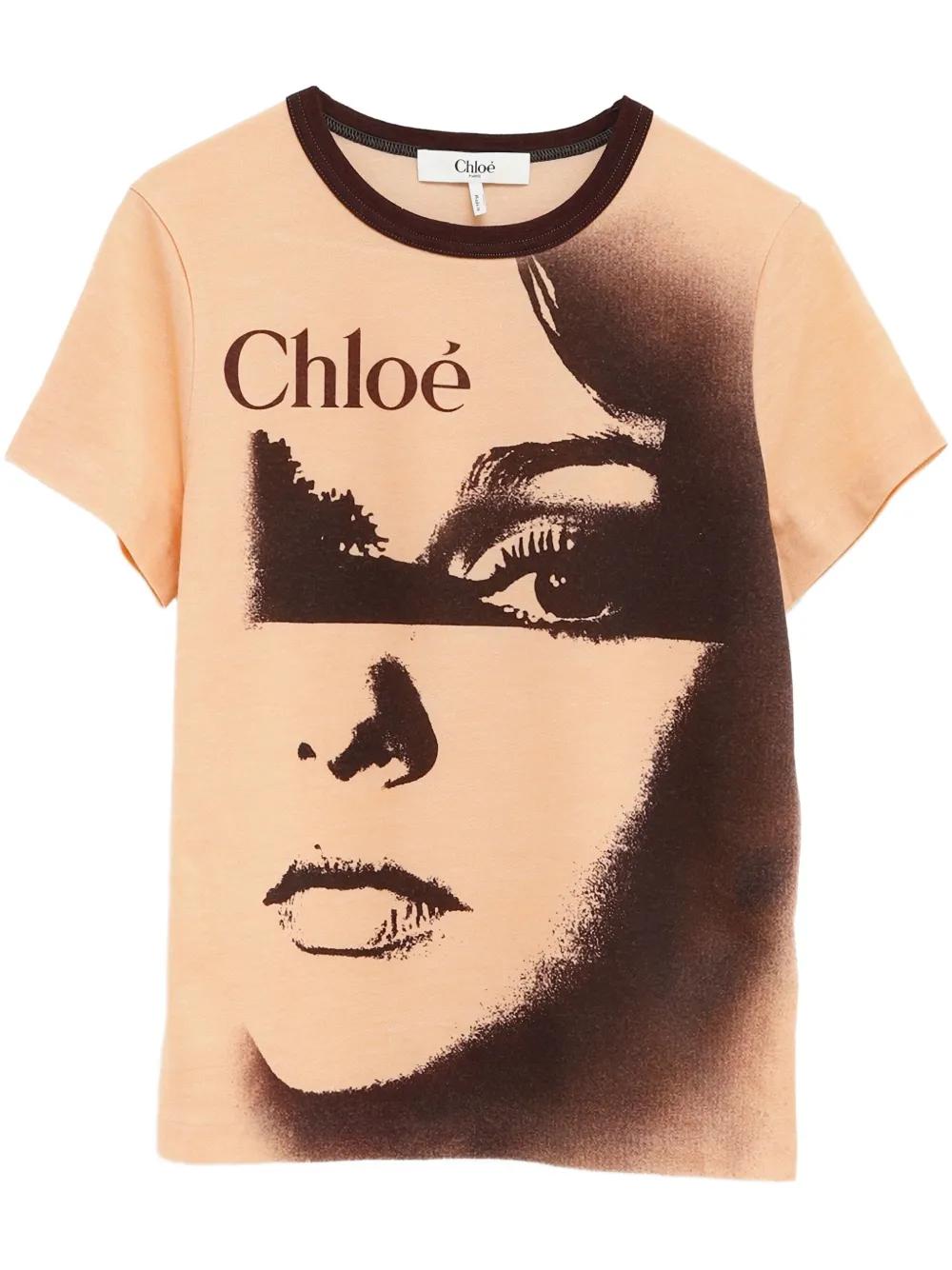CHLOÉ Women's Logo Cotton T-Shirt - Size S