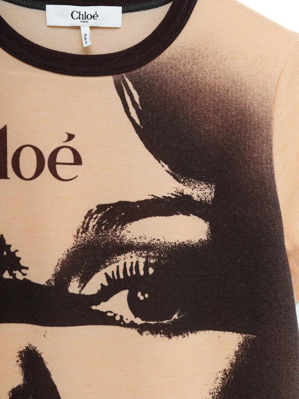 CHLOÉ Women's Logo Cotton T-Shirt - Size S