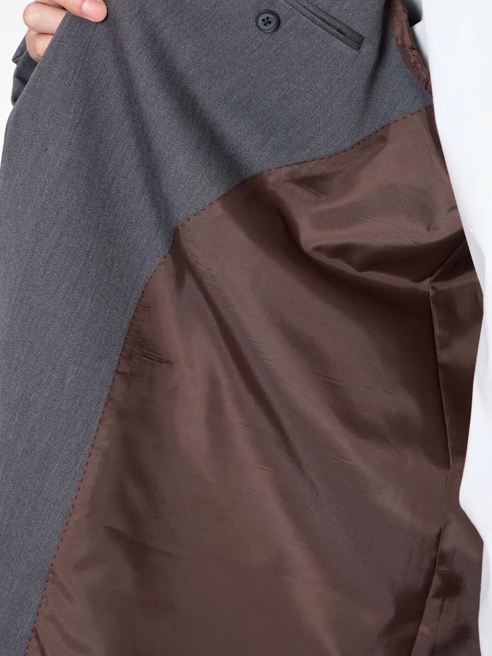 KOLOR Long Classic Wool Jacket for Men