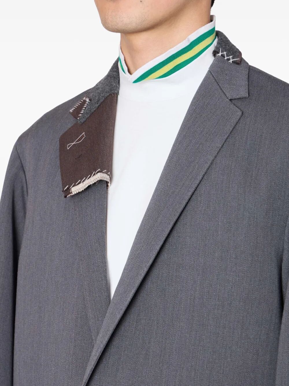 KOLOR Long Classic Wool Jacket for Men