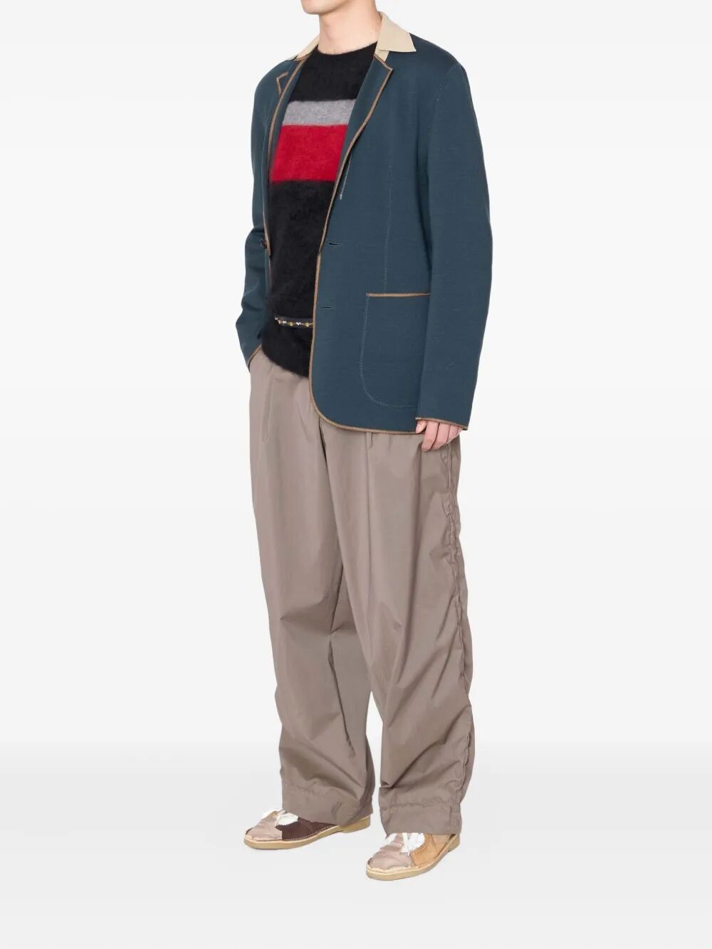 KOLOR Wide Leg Trousers - FW25 Collection