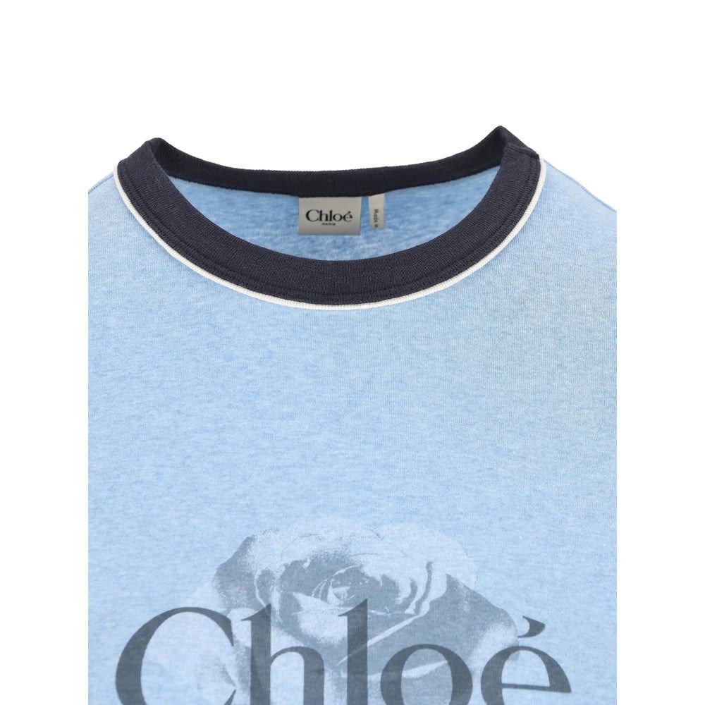 CHLOÉ Cotton Logo T-Shirt for Women - FW25