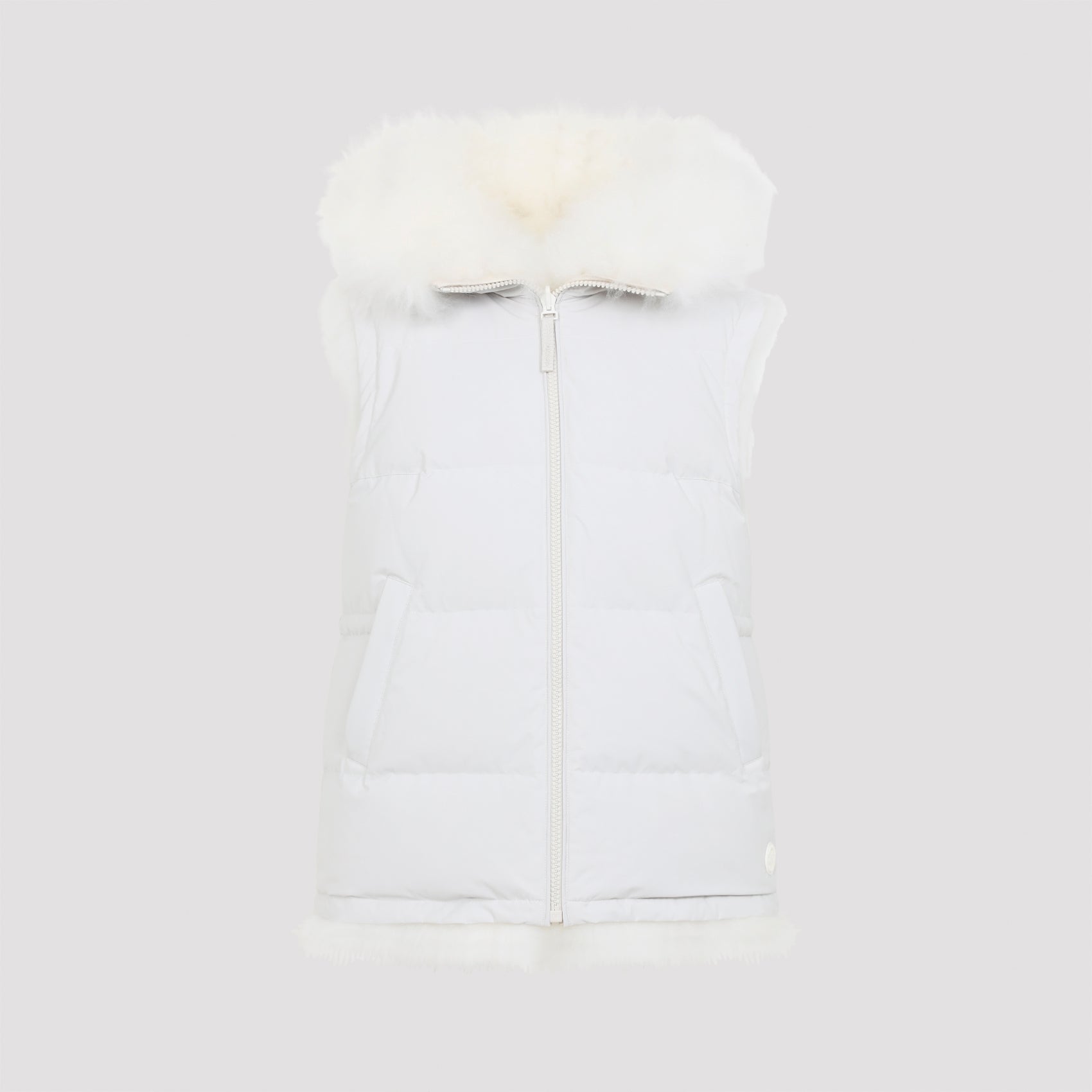 YVES SALOMON Double-Faced Women’s Lamb Gilet