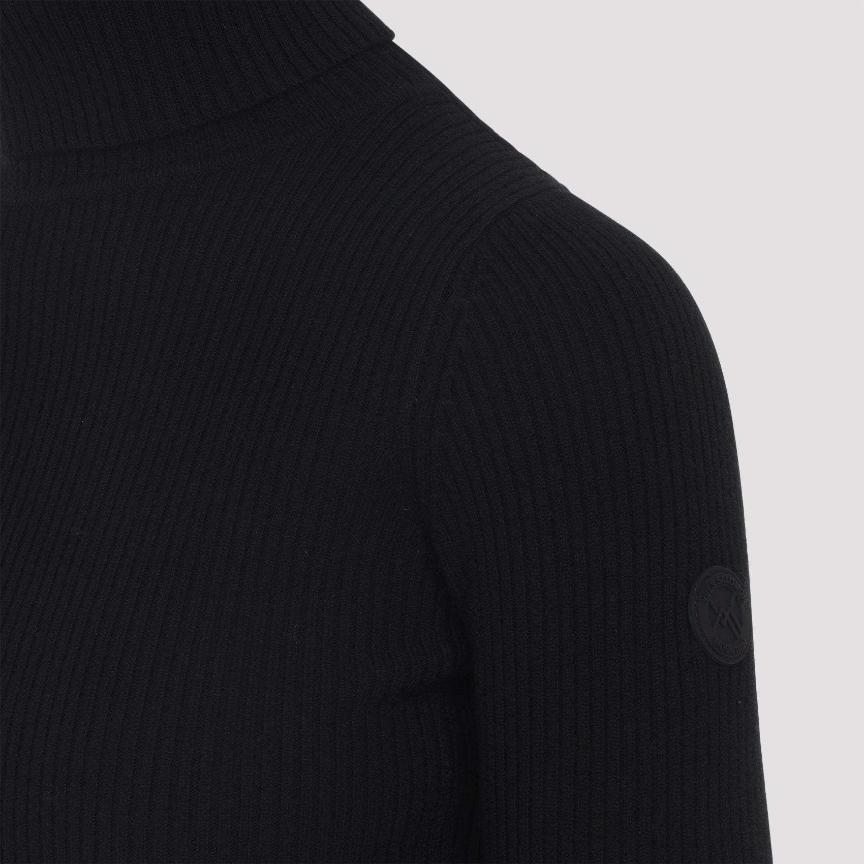 YVES SALOMON Slim Fit Turtleneck Wool Sweater