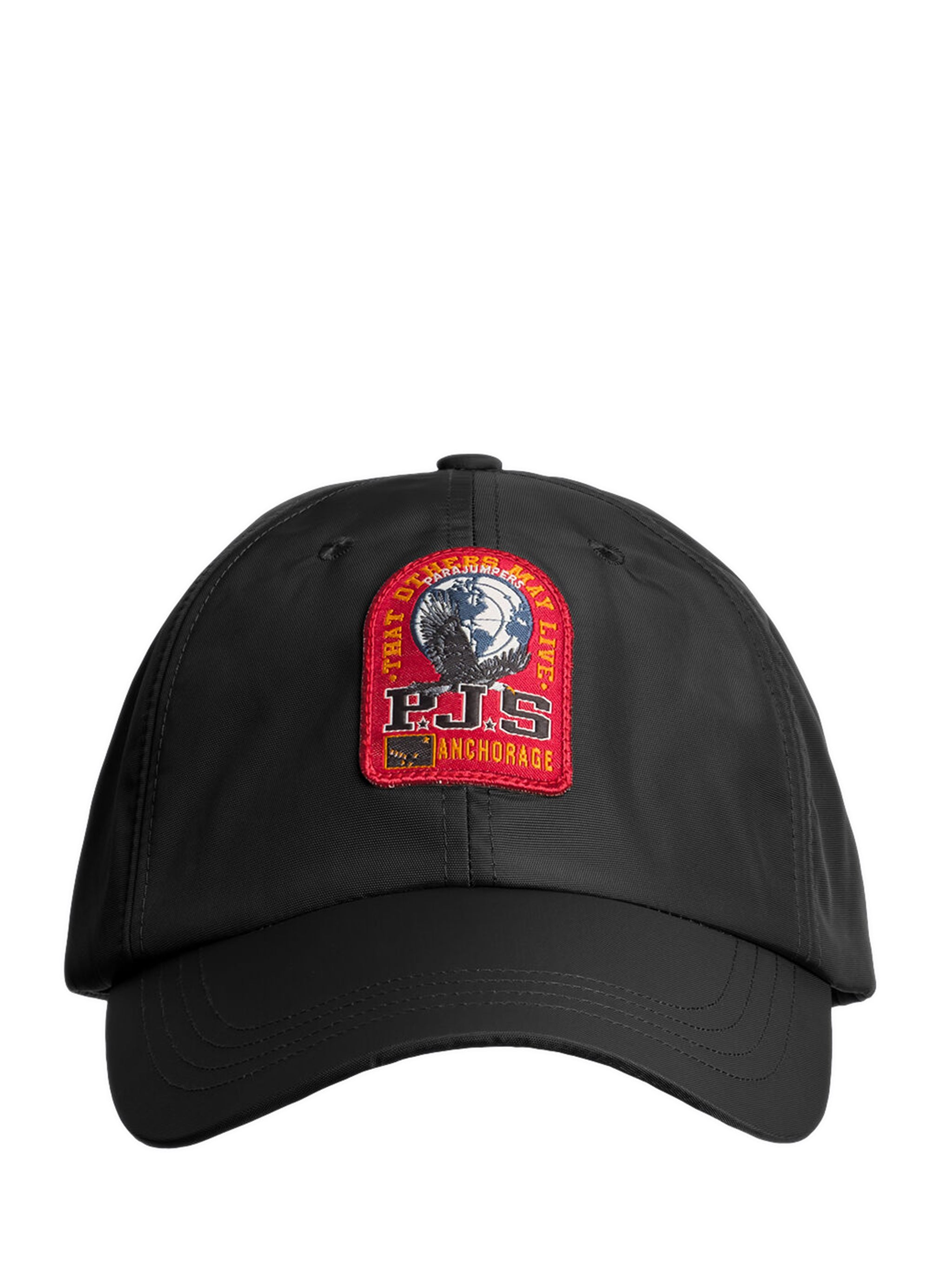 PARAJUMPERS Adjustable Nylon Visor Hat with Logo Patch