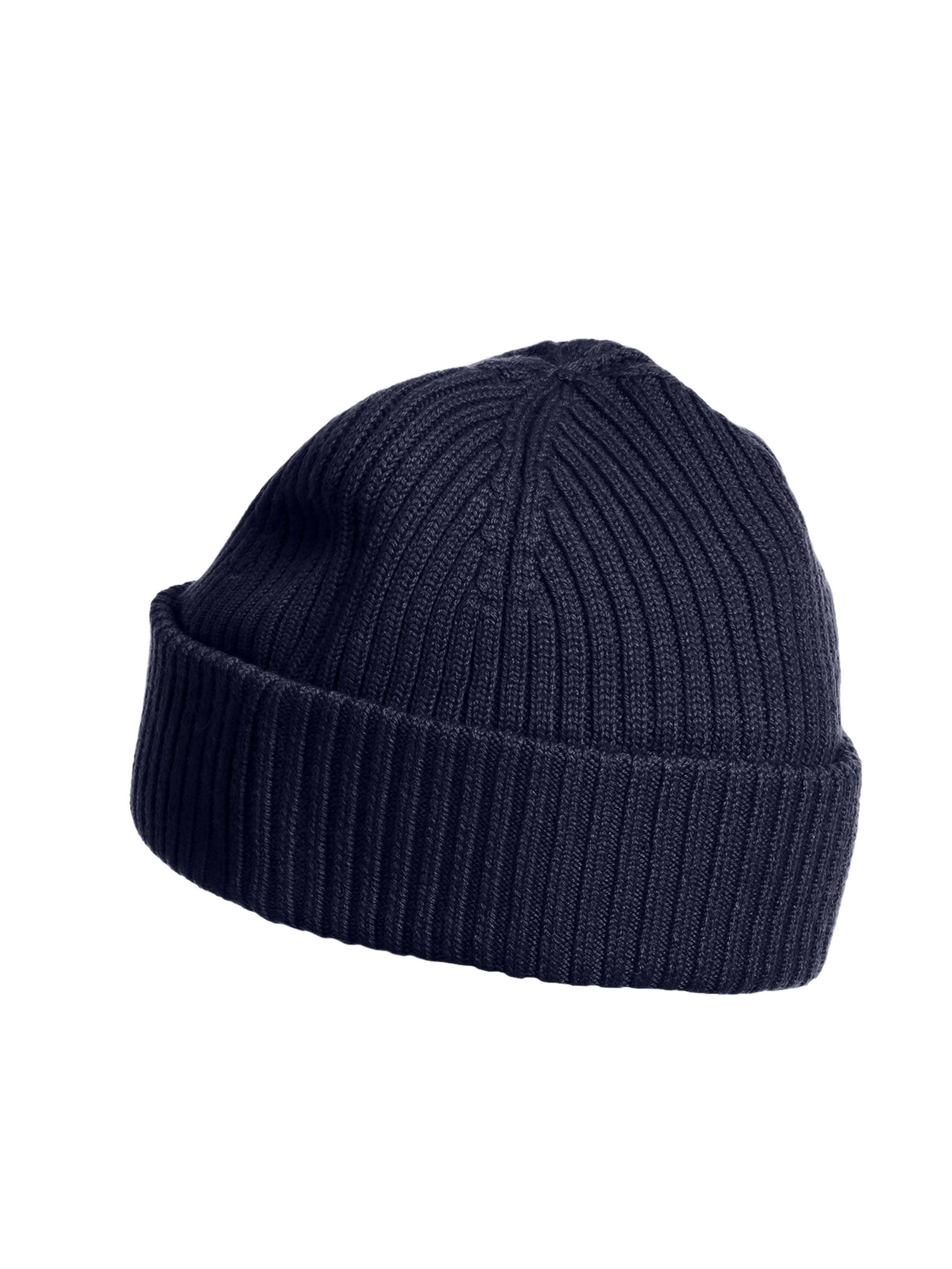 PARAJUMPERS Ribbed Beanie with Iconic Cuff Tape