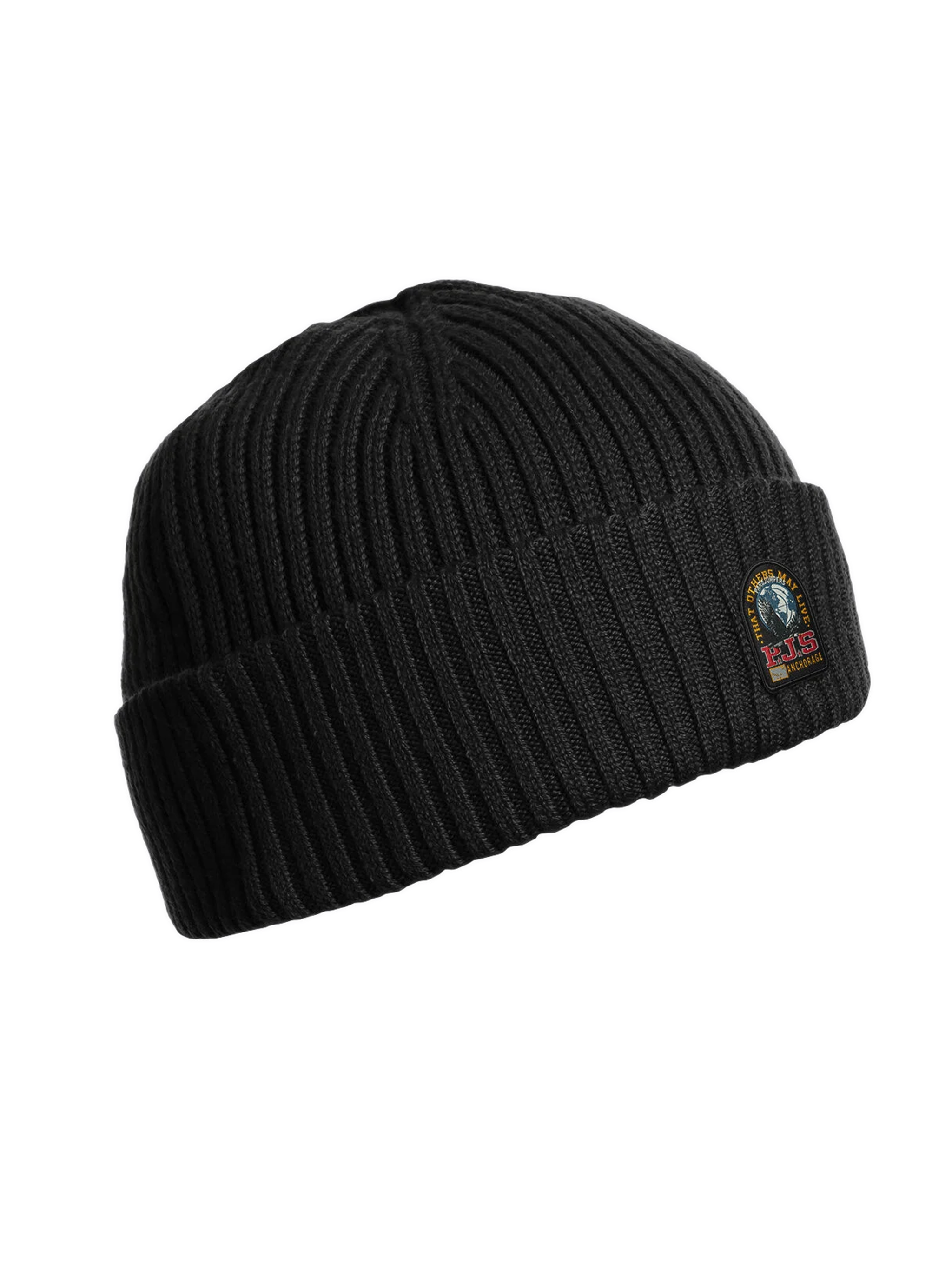 PARAJUMPERS Ribbed Beanie with Iconic Cuff