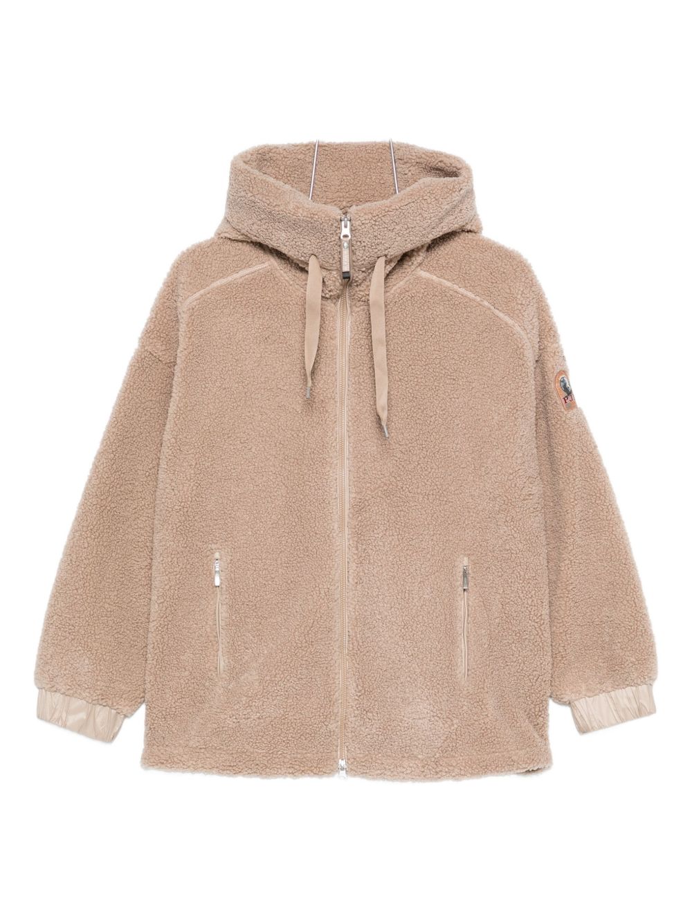 PARAJUMPERS Women's Full Zip Hooded Fleece Jacket - Size S