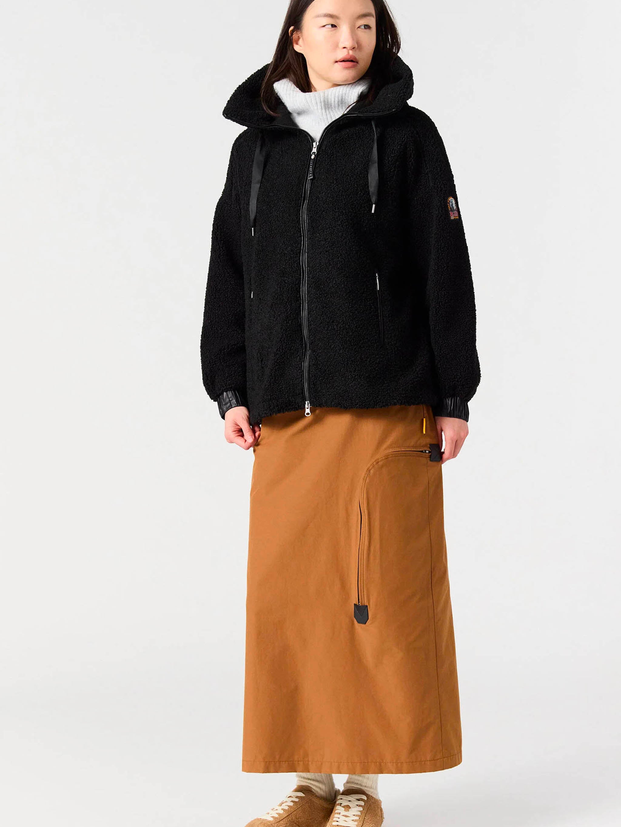 PARAJUMPERS Noelle Full Zip Fleece Jacket - Size S