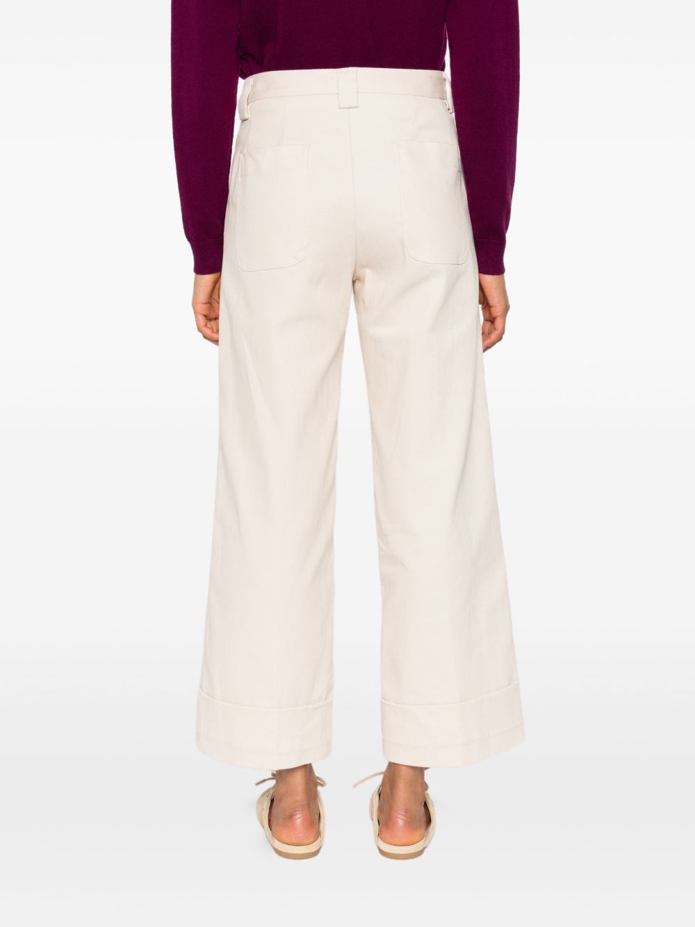 WHITE SAND Women's Flared Trousers