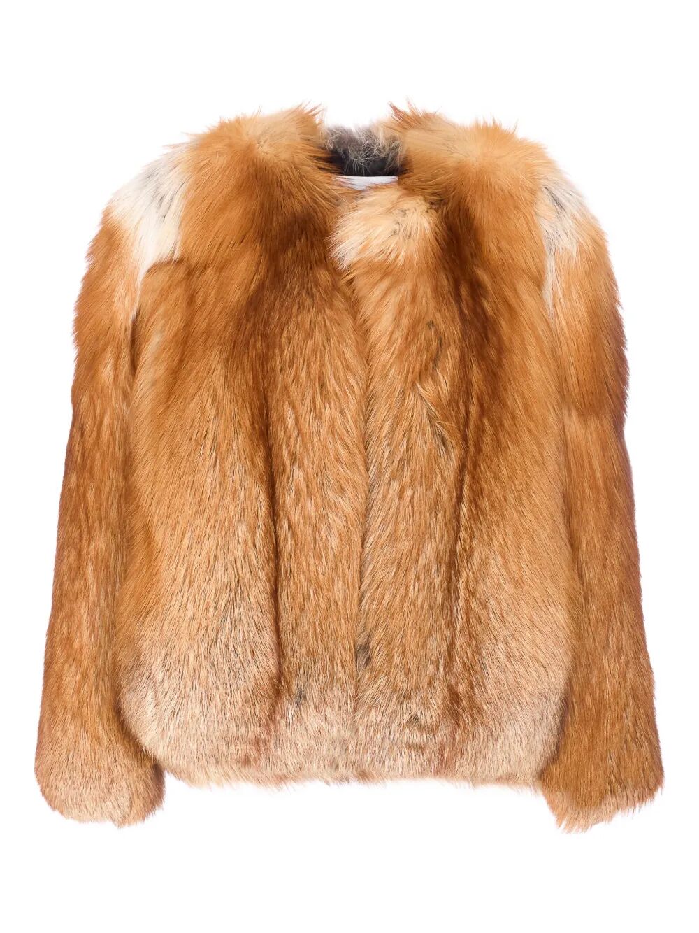 YVES SALOMON Fur Short Mini Jacket for Women