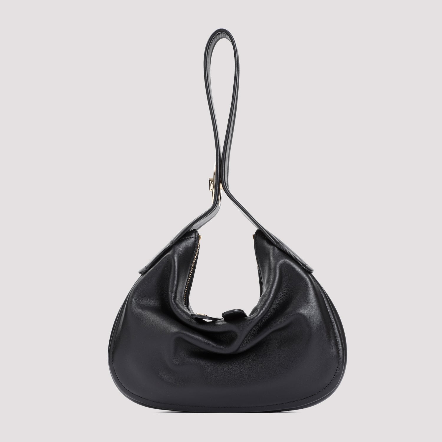 VALENTINO GARAVANI Mini Go-Hobo Handbag - Small Leather Handbag