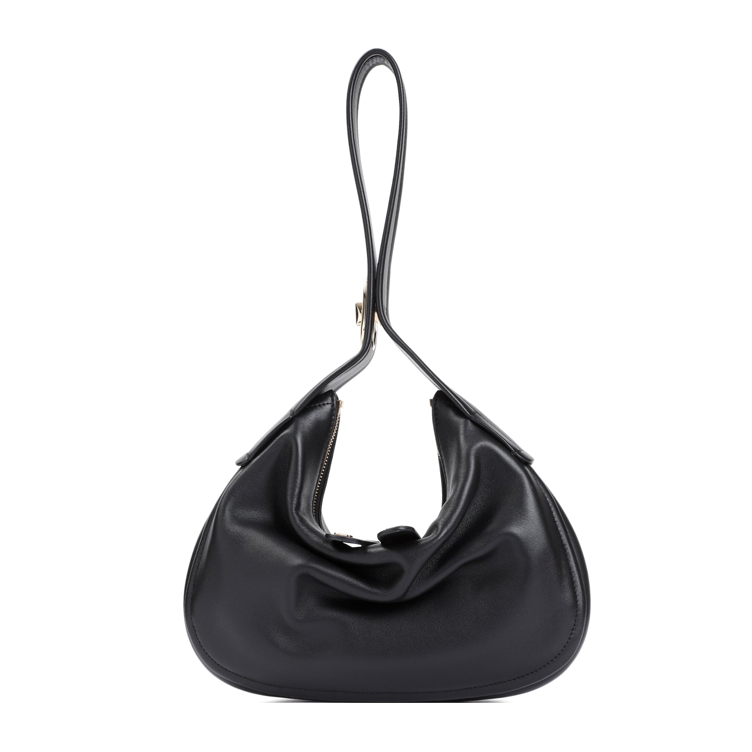 VALENTINO GARAVANI Mini Go-Hobo Handbag - Small Leather Handbag