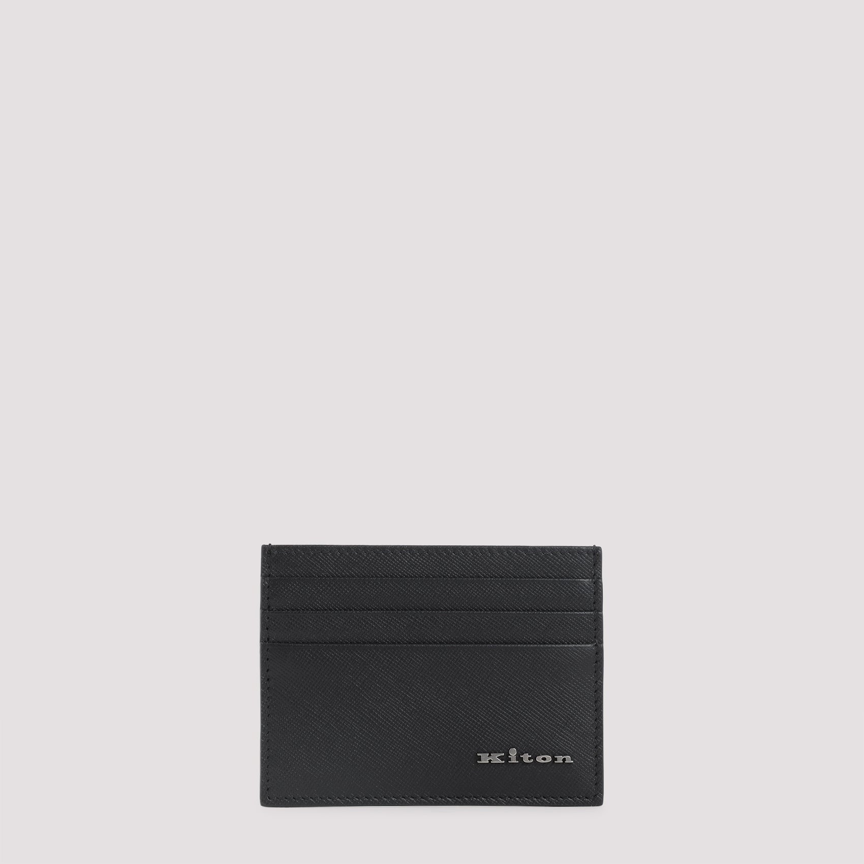 KITON Mini Leather Card Holder