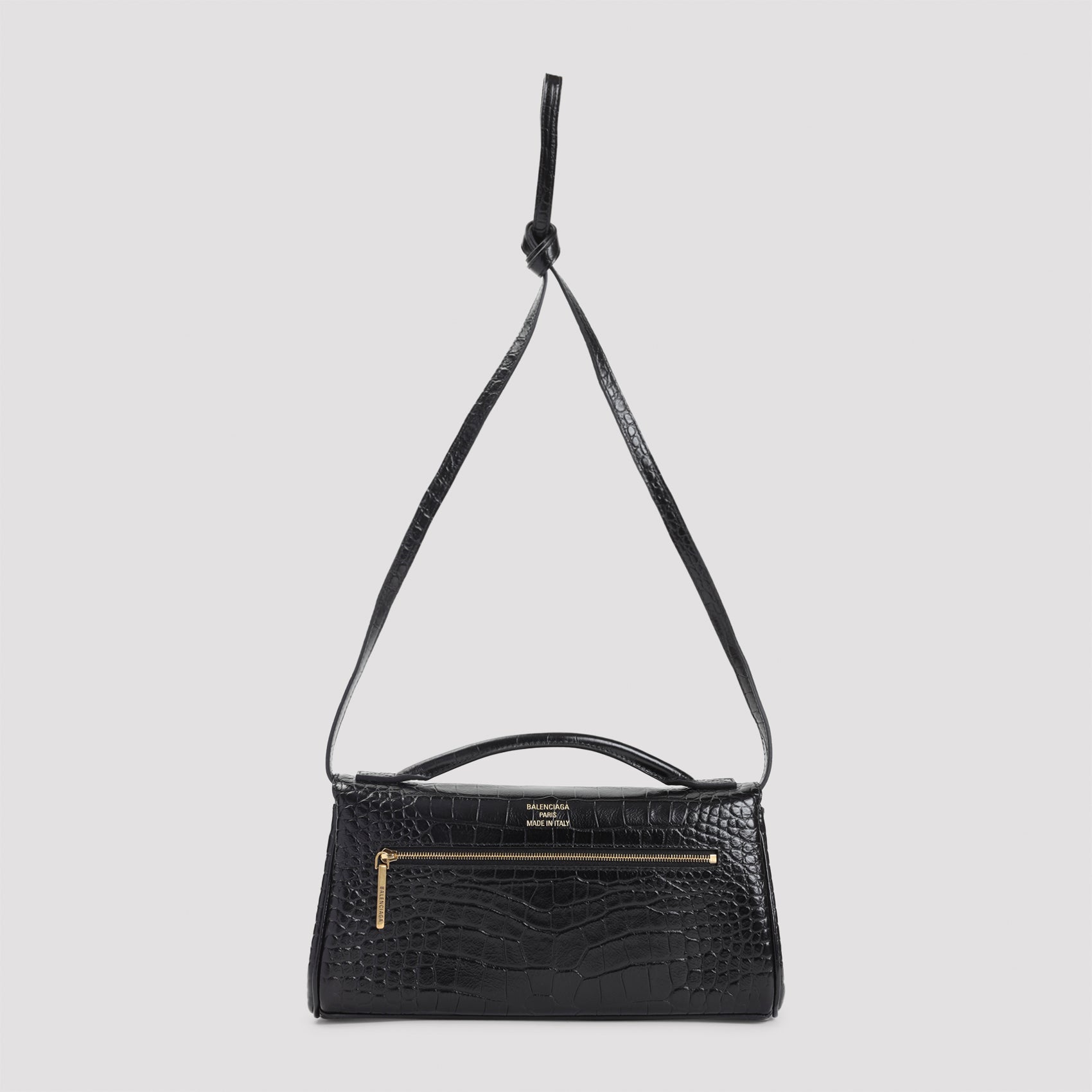 BALENCIAGA Bel Air Mini Clutch On Strap Handbag - W:27cm H:13cm D:5cm