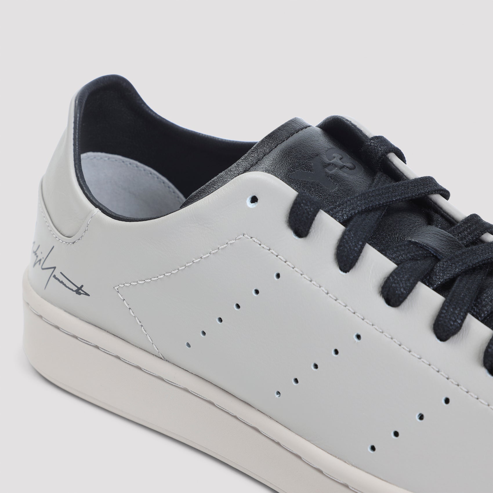 Y 3 Premium Leather Stan Smith Sneakers for Men