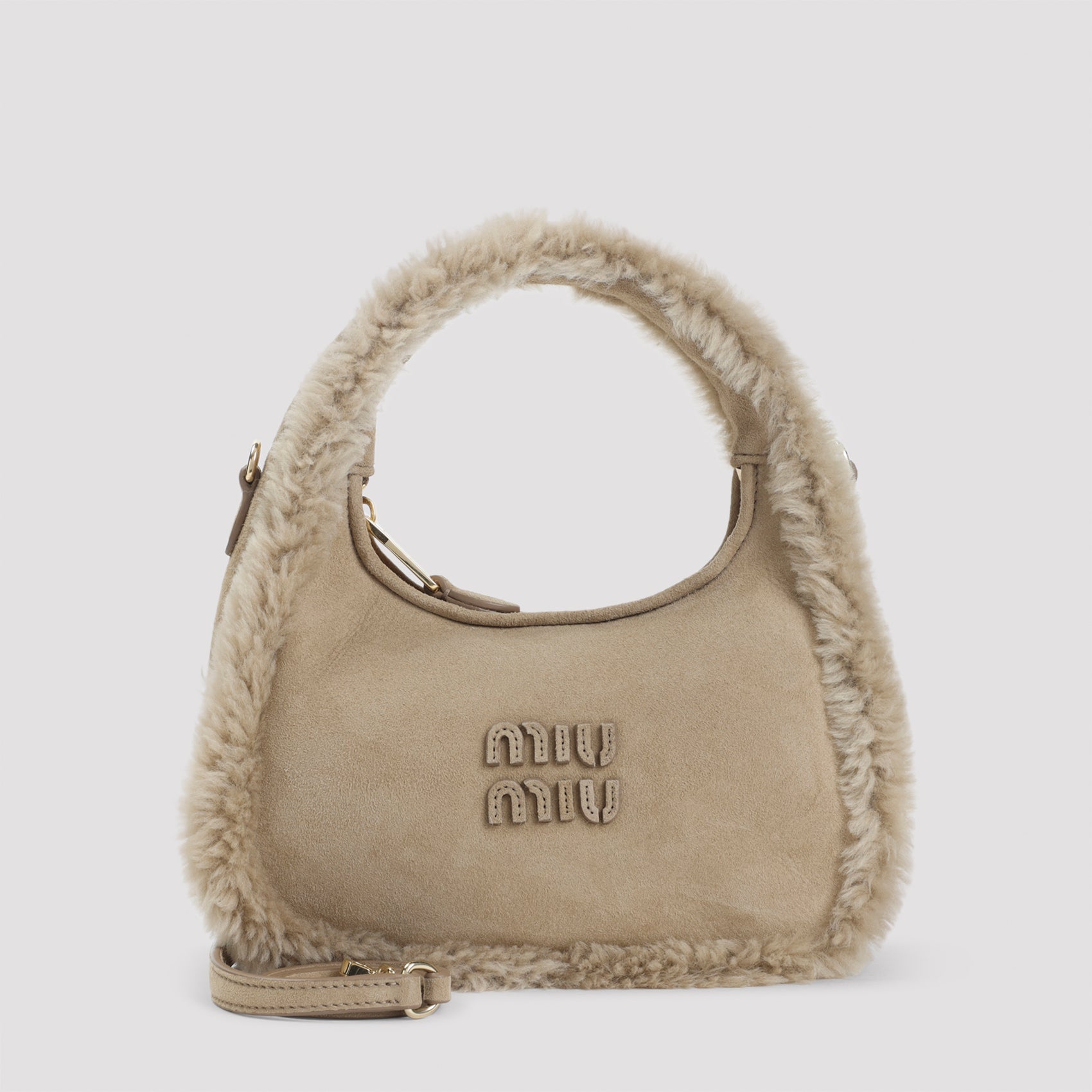 MIU MIU Leather Mini Shoulder Bag - 22cm x 14cm x 7cm