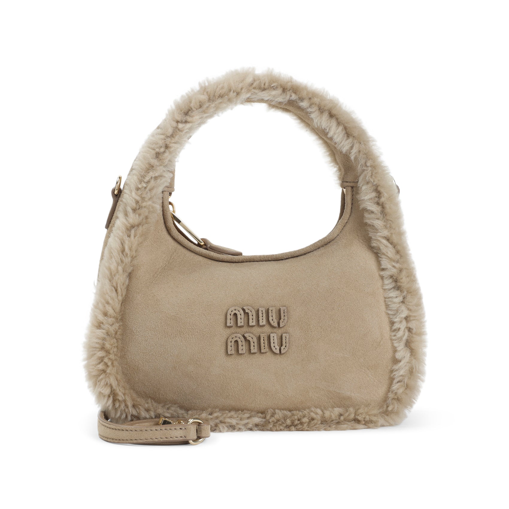 MIU MIU Leather Mini Shoulder Bag - 22cm x 14cm x 7cm