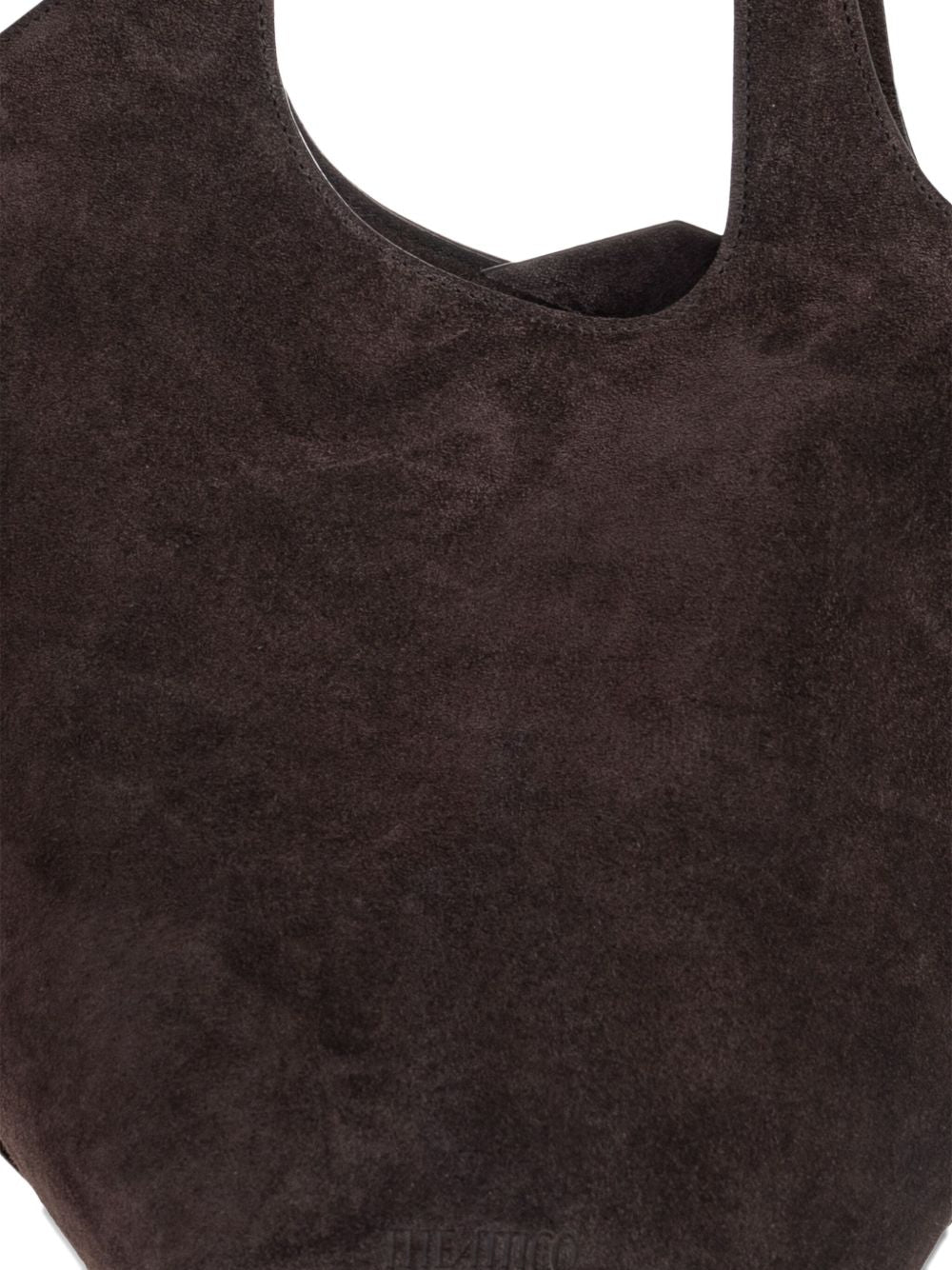 THE ATTICO Scoop Medium Leather Shoulder Handbag